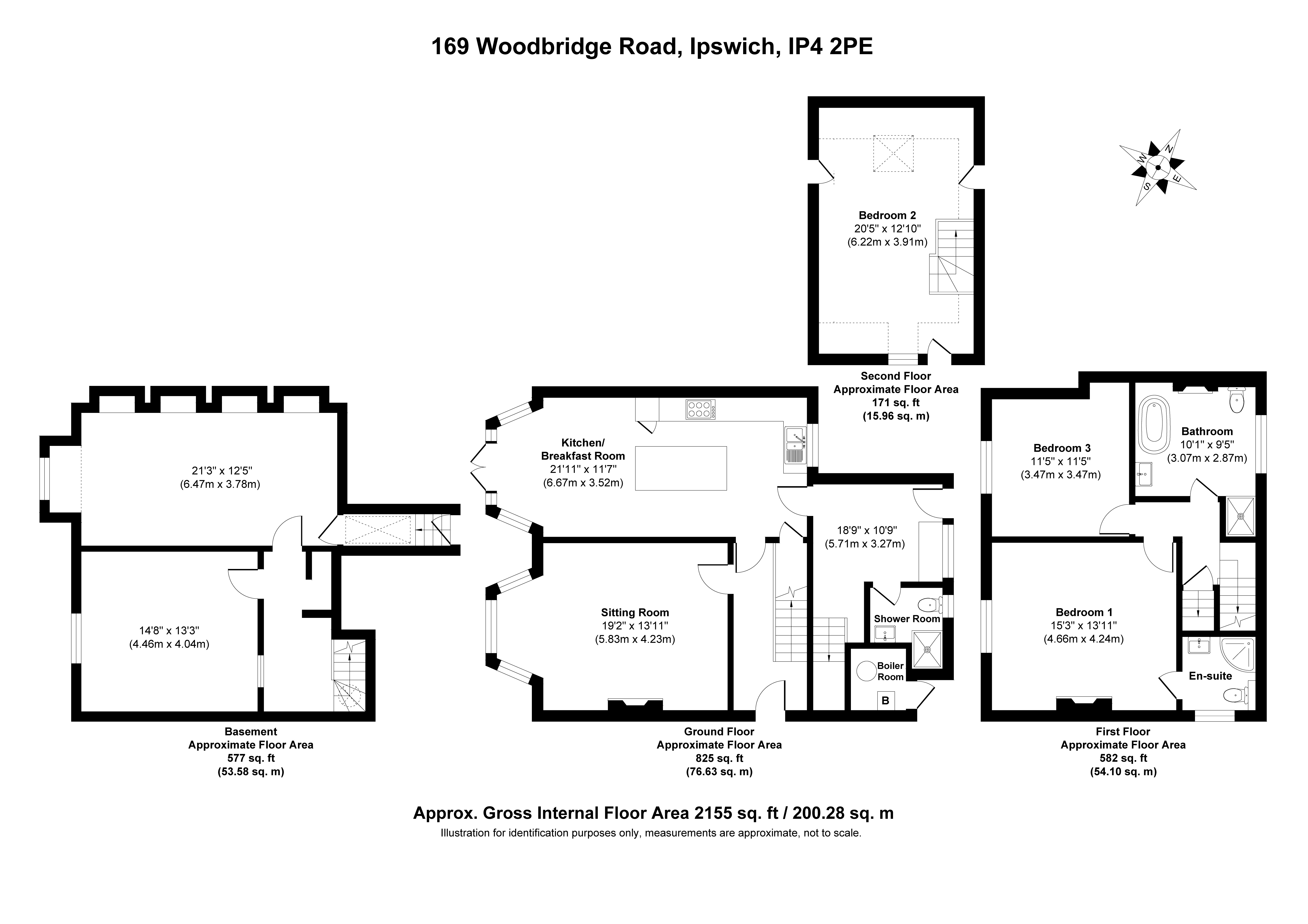169, Woodbridge Road, Suffolk floorplan
