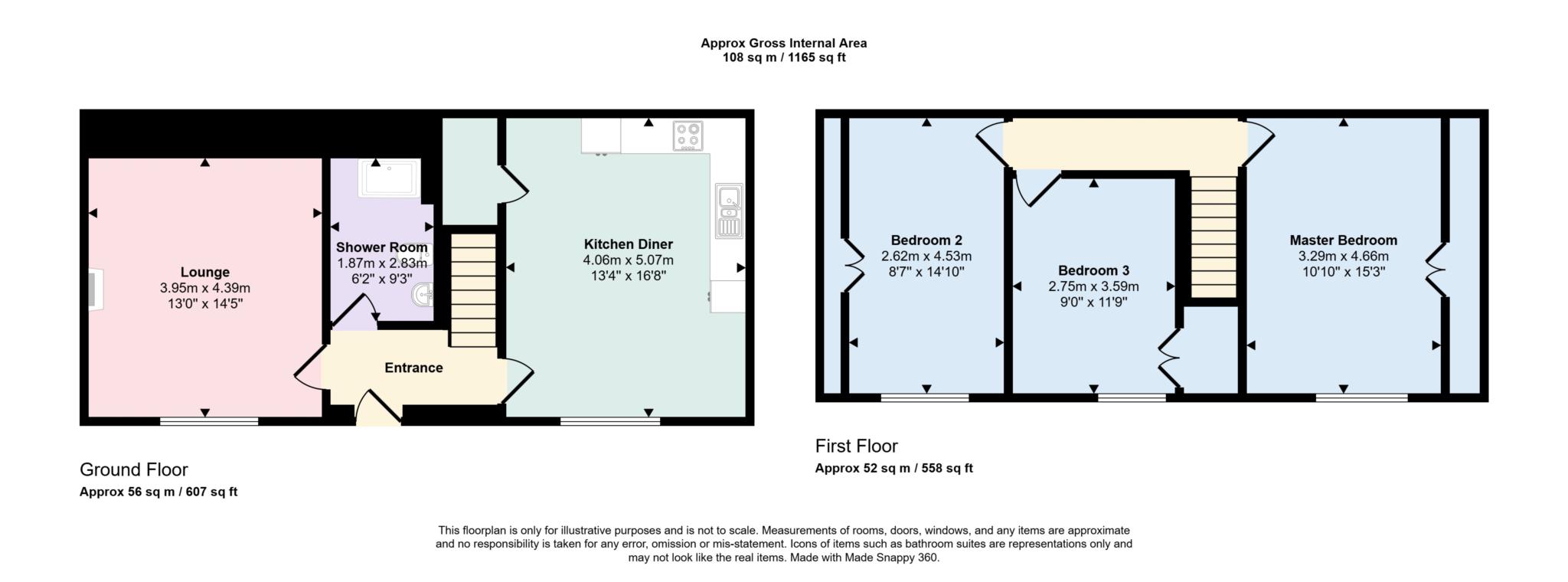 24, Park Street, Nairn floorplan