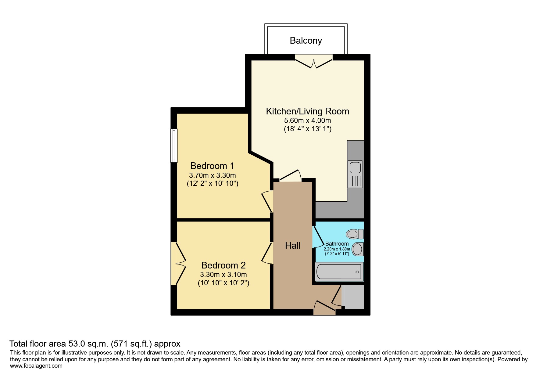 9 Tackeroo Court, Bracken Close, Cannock floorplan