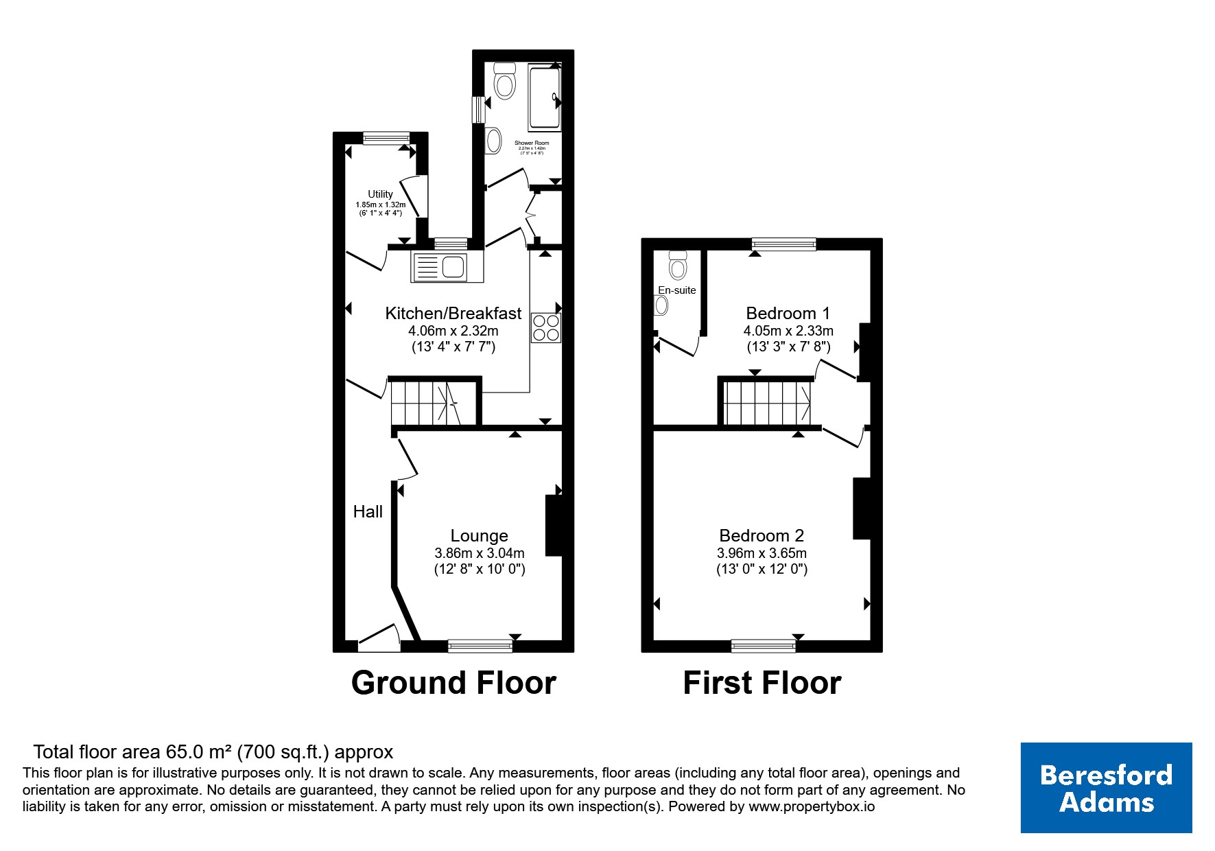35, Wellington Road, Colwyn Bay floorplan