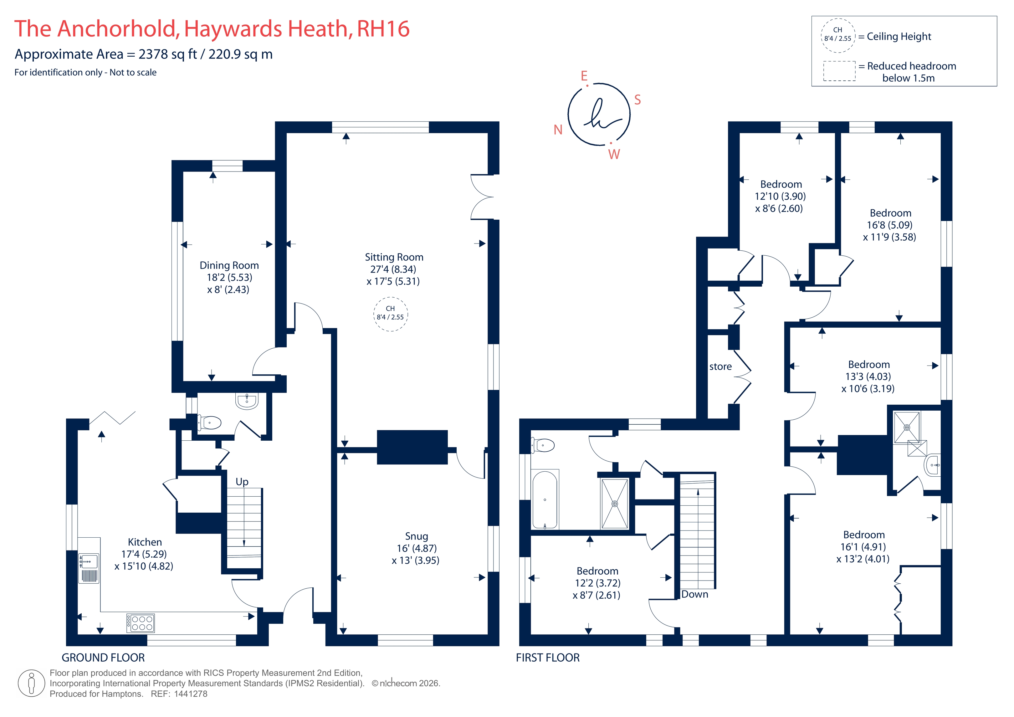 3, The Anchorhold, Haywards Heath floorplan