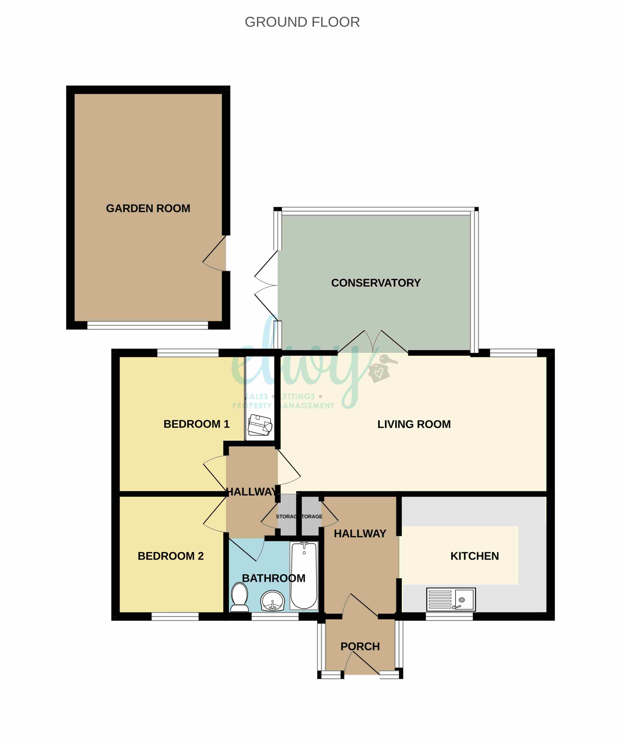 23, Roseview Crescent, Kinmel Bay floorplan