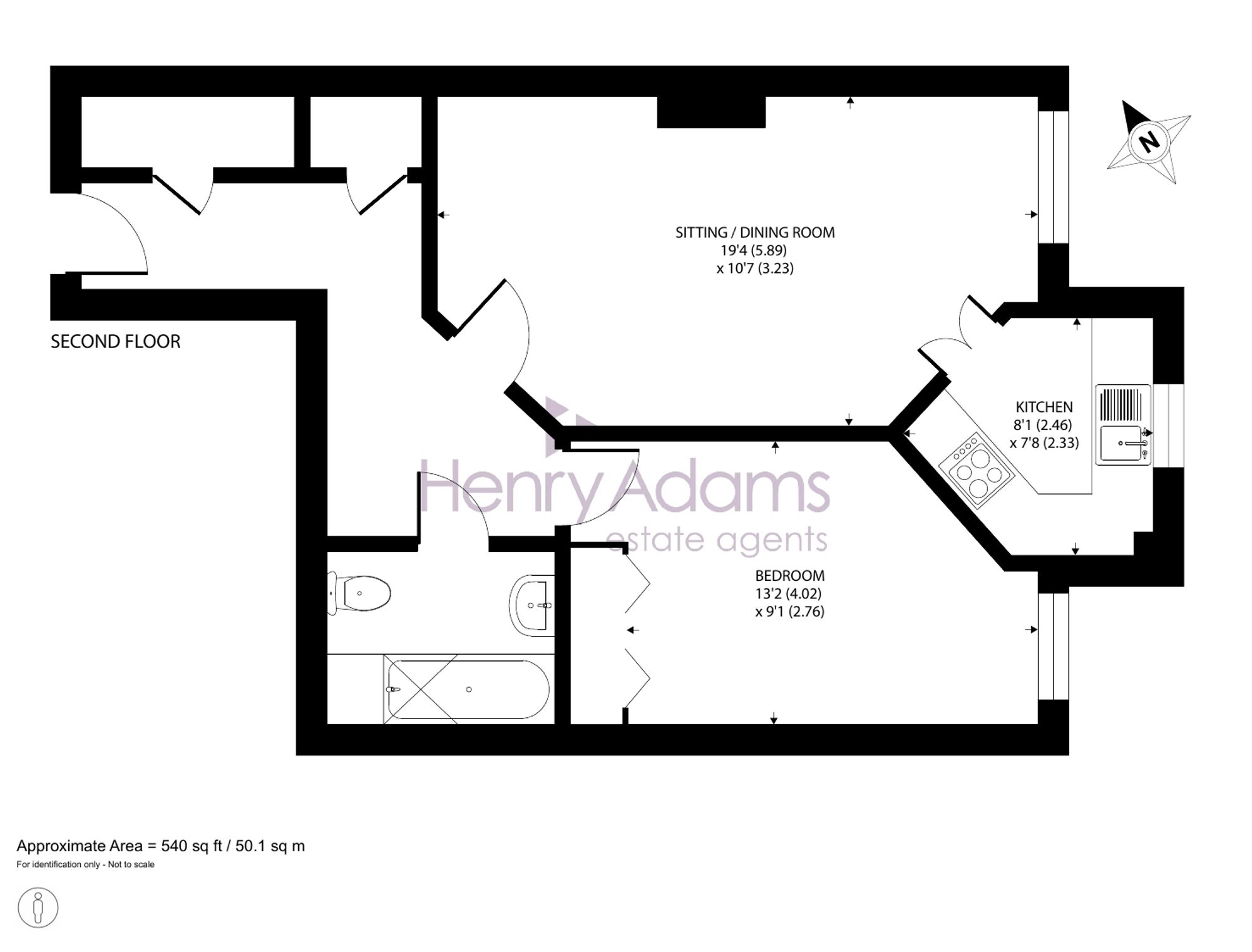32 Brampton Court Stockbridge Road, Chichester floorplan
