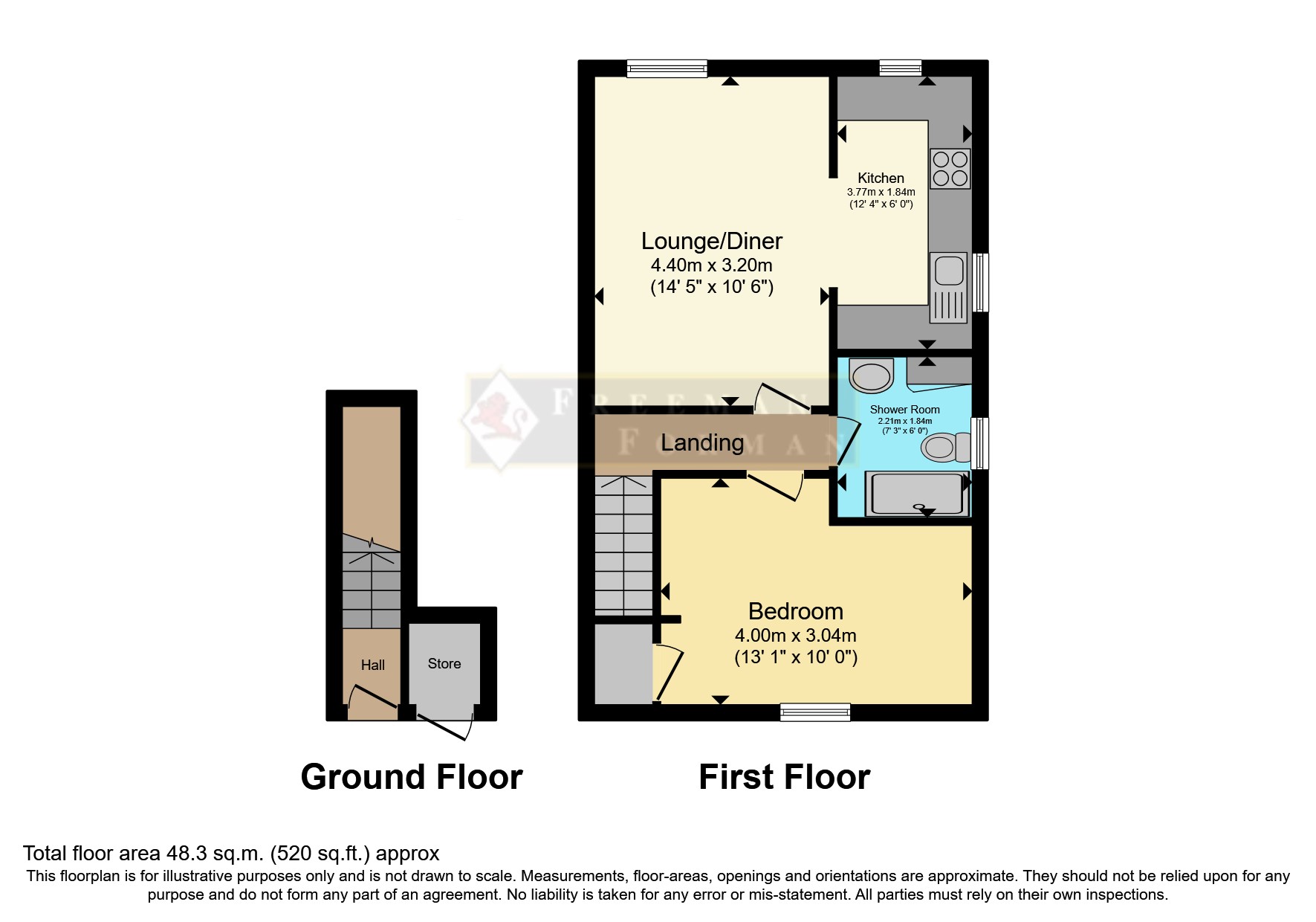 33, College Avenue, Kent floorplan