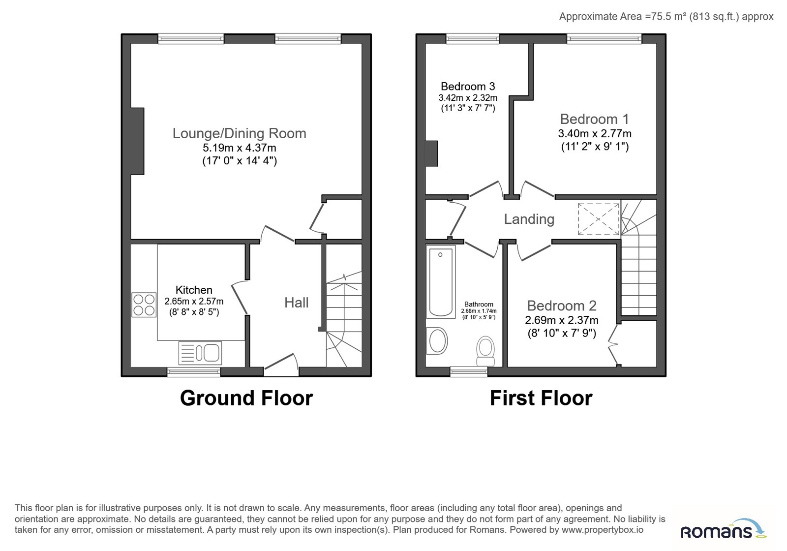6A, The Parade, Camberley floorplan