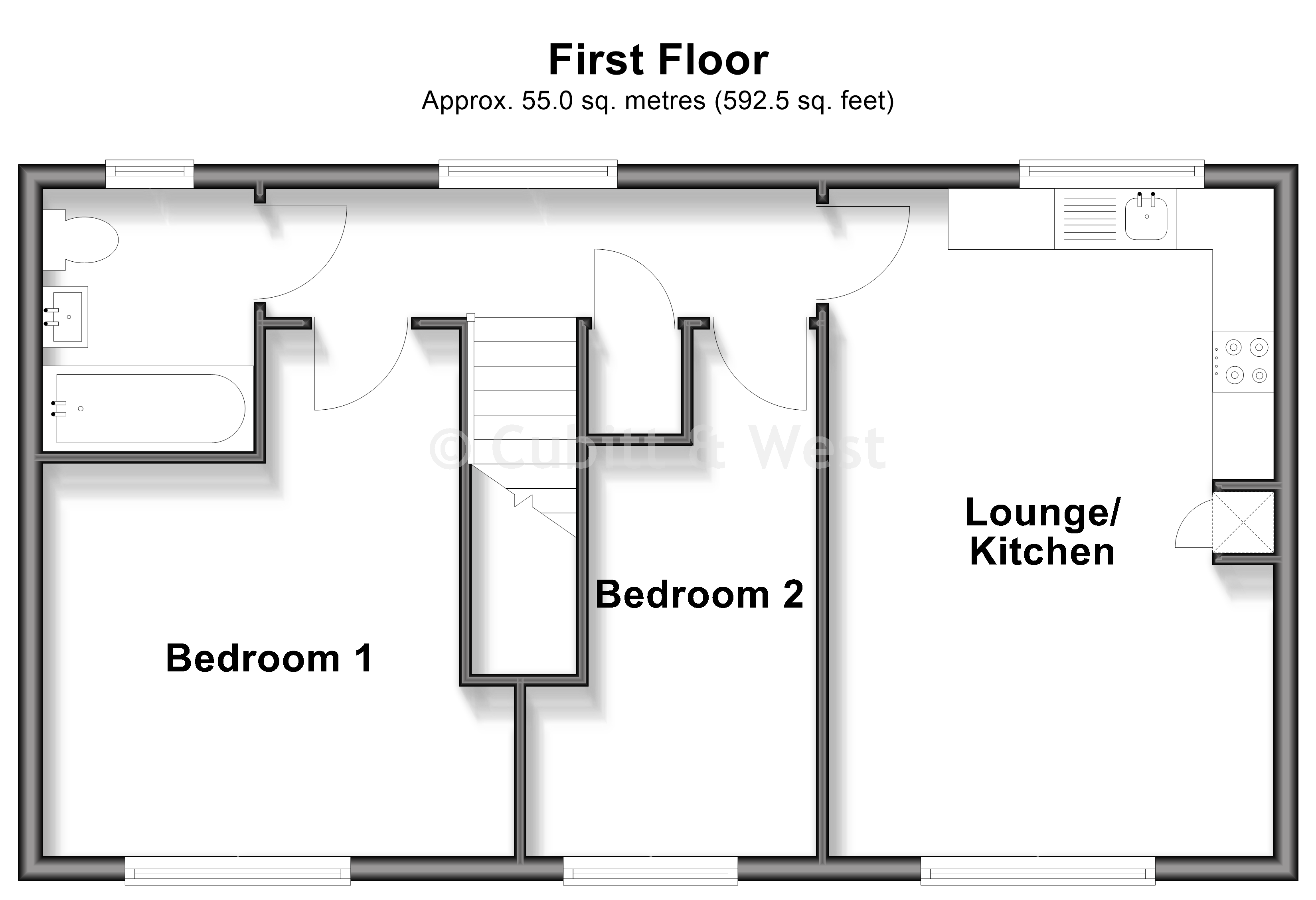 98, Illett Way, Faygate floorplan