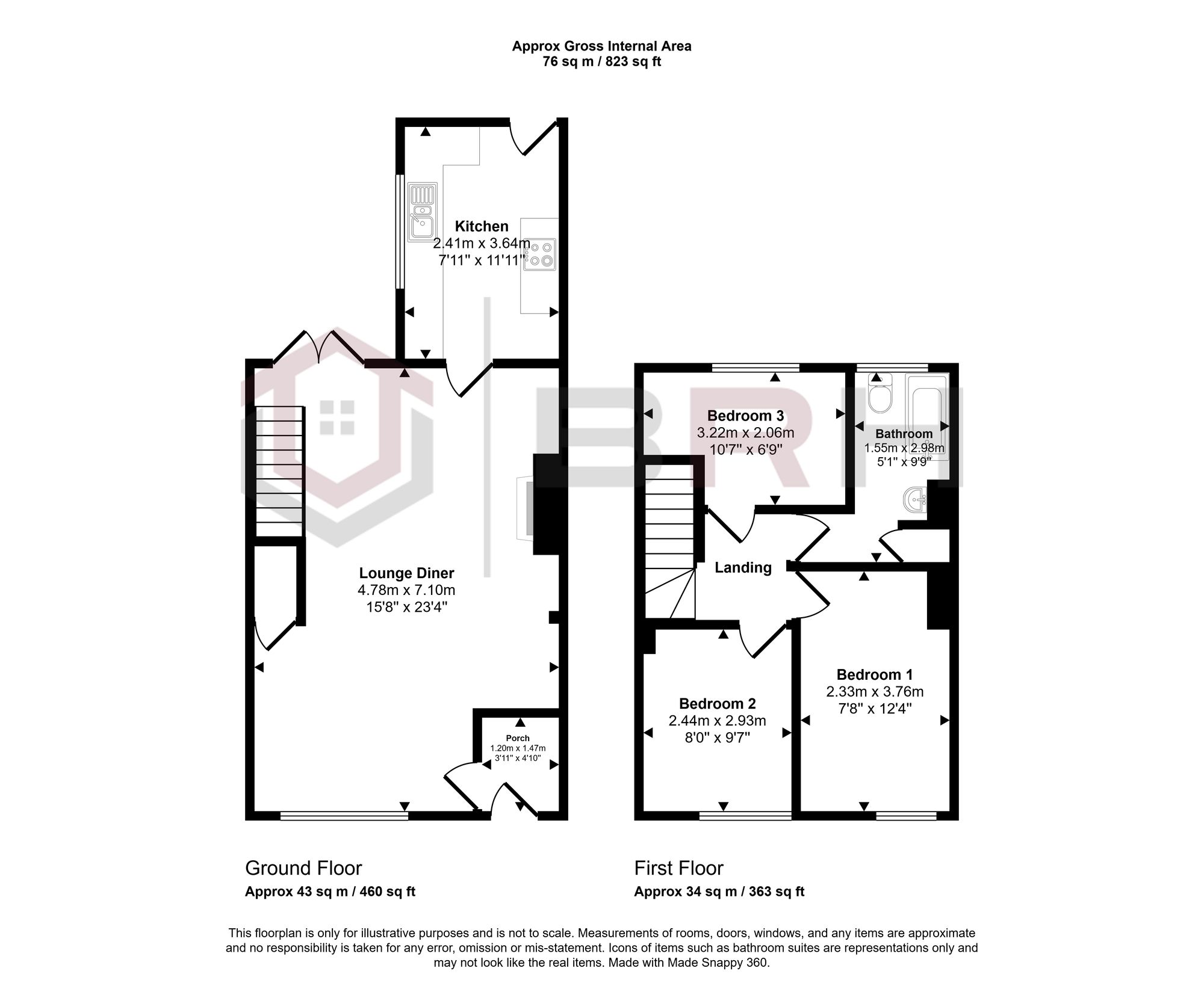 3 St. Johns Road, Doncaster floorplan