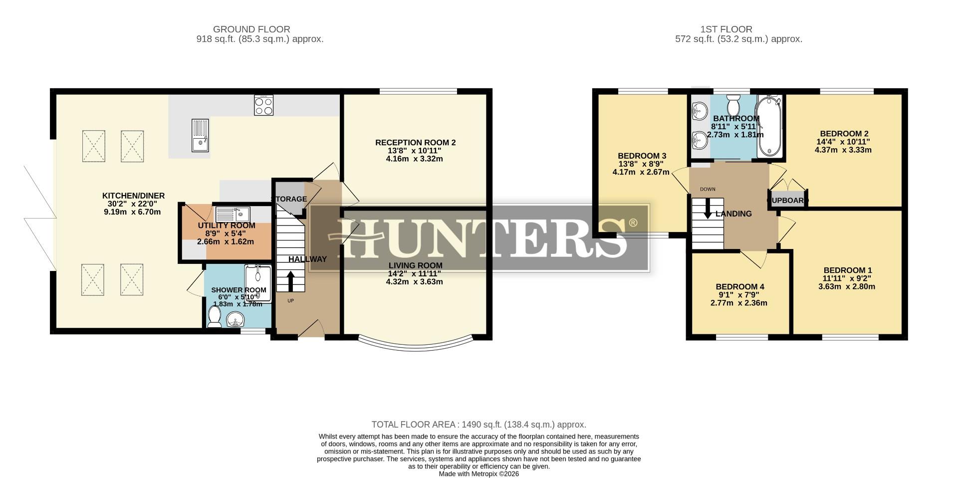 20, Cambridge Avenue, Scunthorpe floorplan