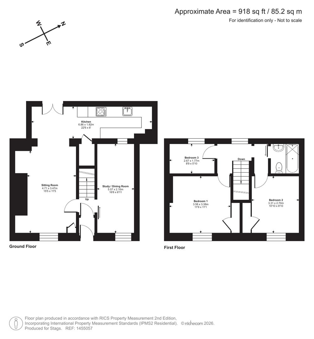 46, Church Road, Exeter floorplan