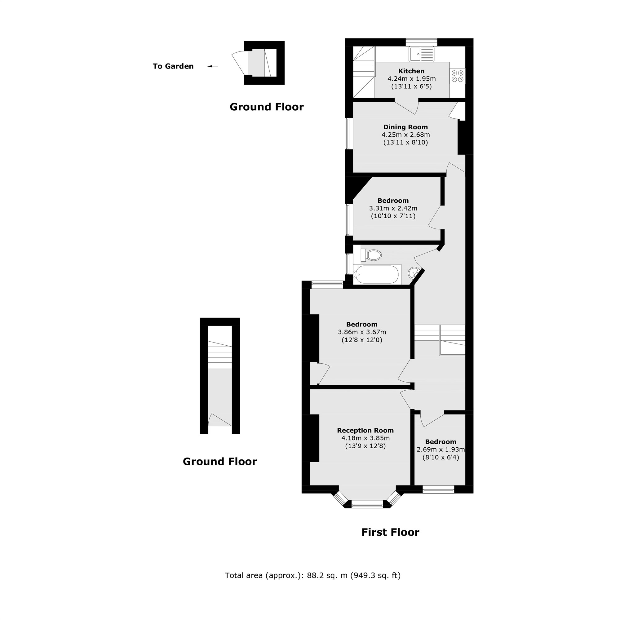 19A, Westdown Road, London floorplan