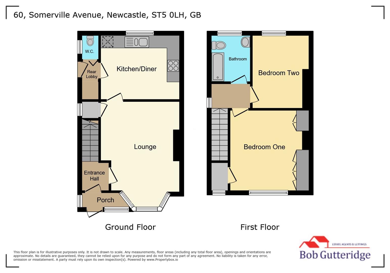 60, Somerville Avenue, Newcastle-under-Lyme floorplan