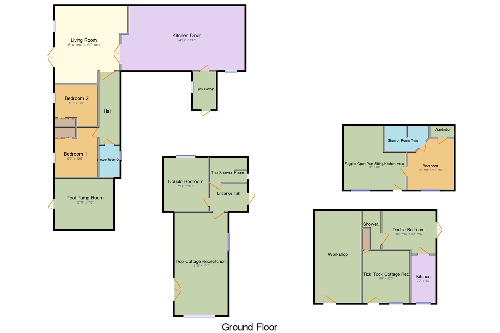 5 Bedrooms Detached house for sale in Battle Road, Robertsbridge, East Sussex, . TN32