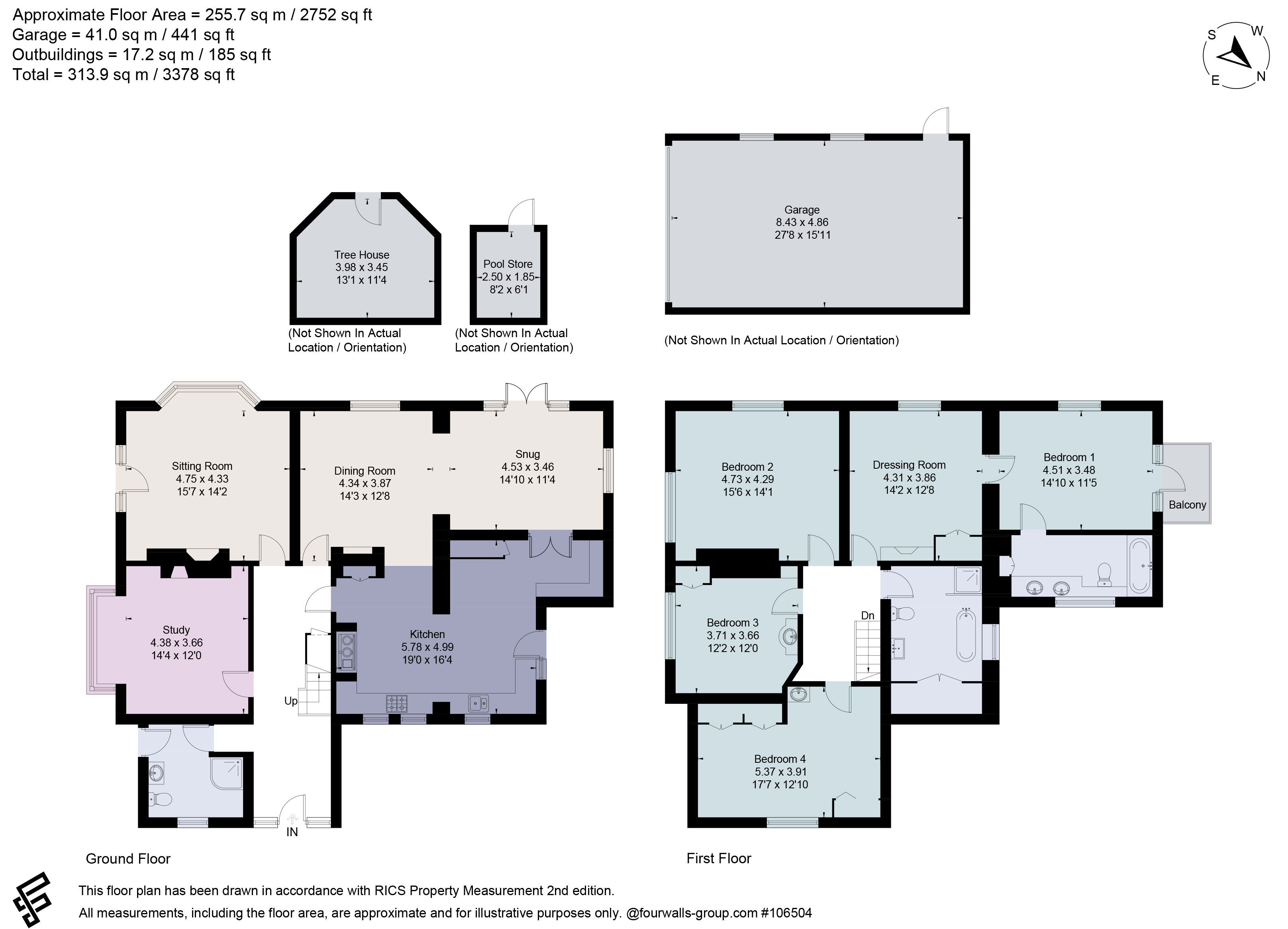 October House,, Hightown Hill, Hampshire floorplan