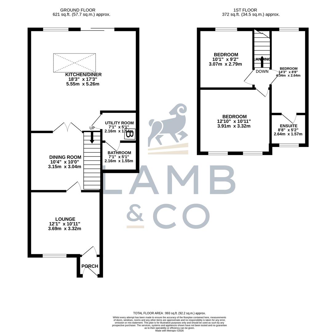 84, The Street, Little Clacton floorplan