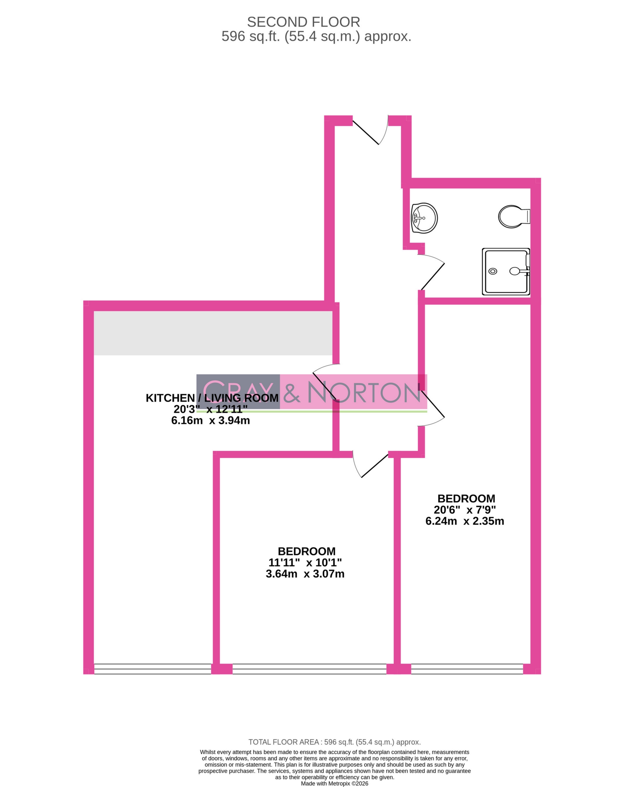 Flat 4 73a, North End, Croydon floorplan