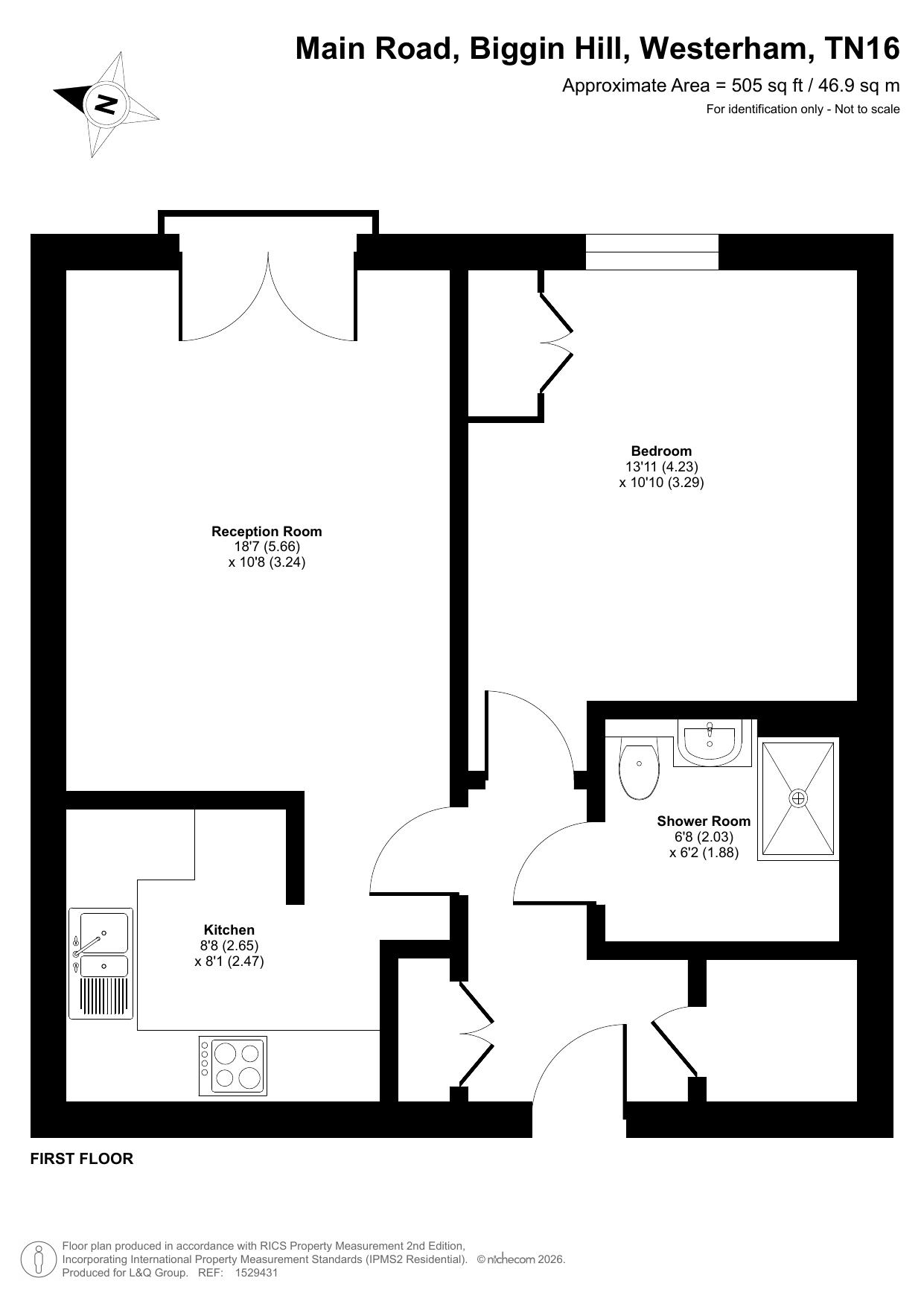 187 Main Road, Westerham floorplan