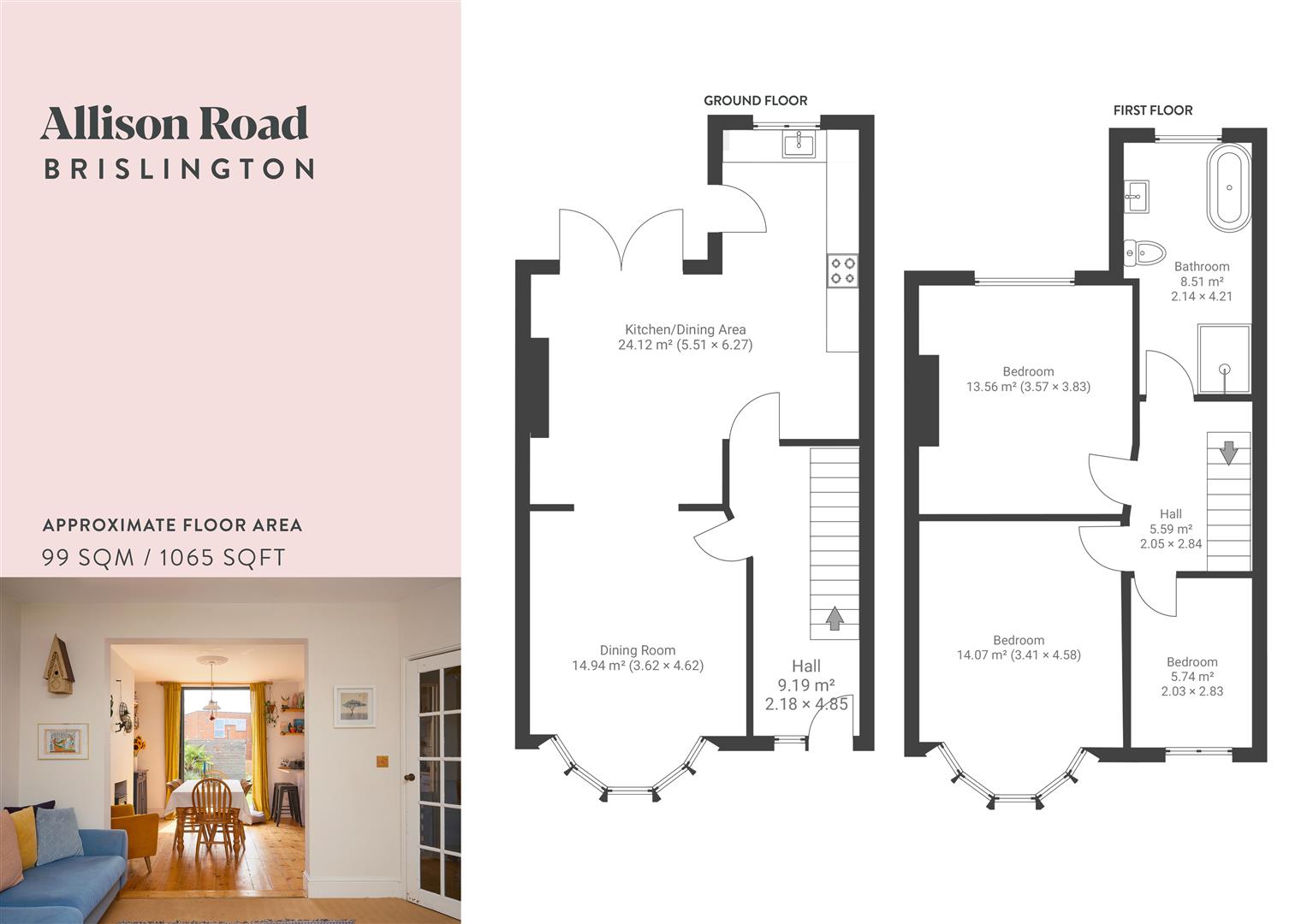 174, Allison Road, Bristol floorplan