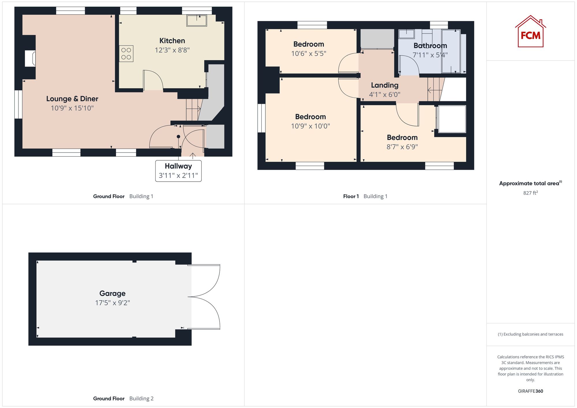 5 Priory Cottages, Workington floorplan
