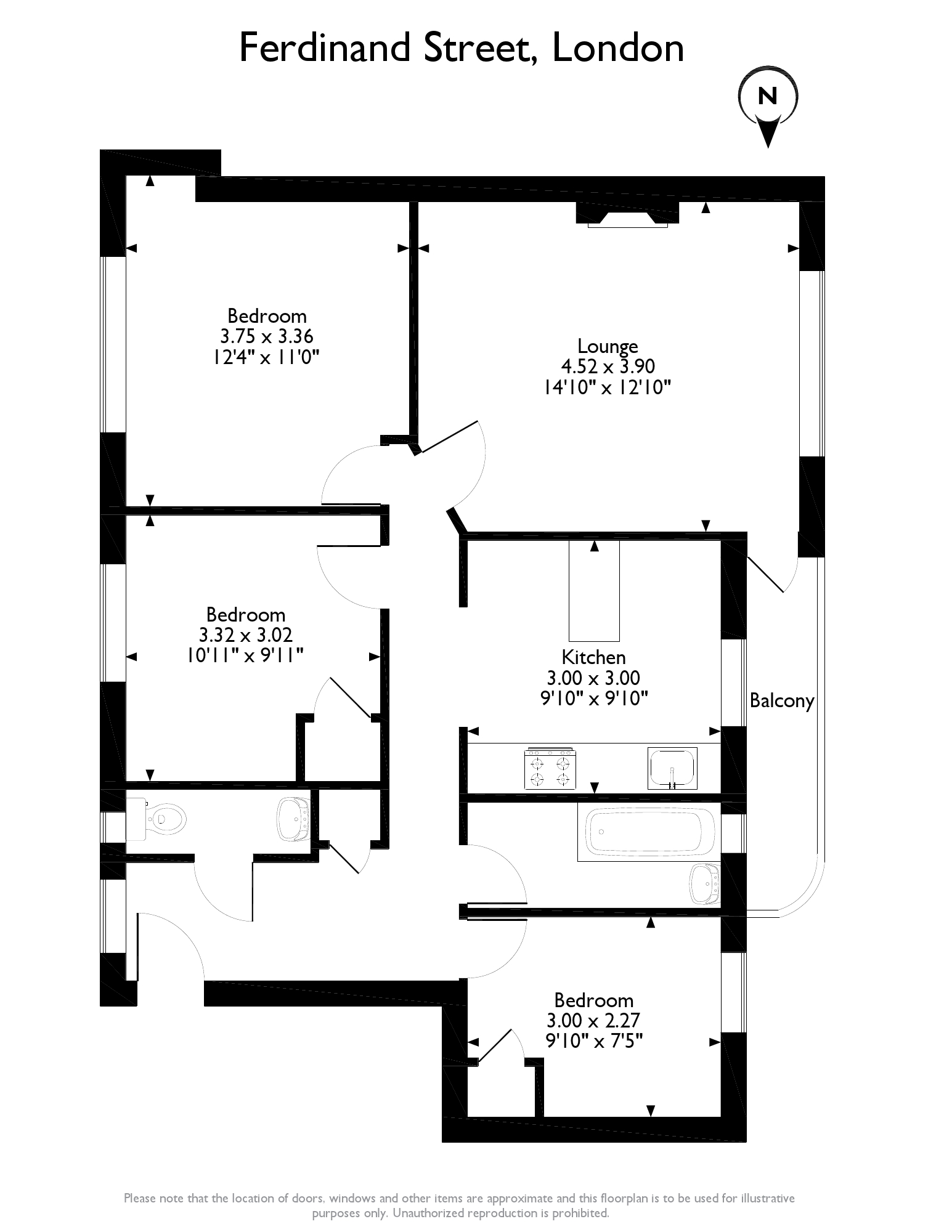 3 Bedrooms Flat for sale in Beauvale, Ferdinand Street, Chalk Farm NW1