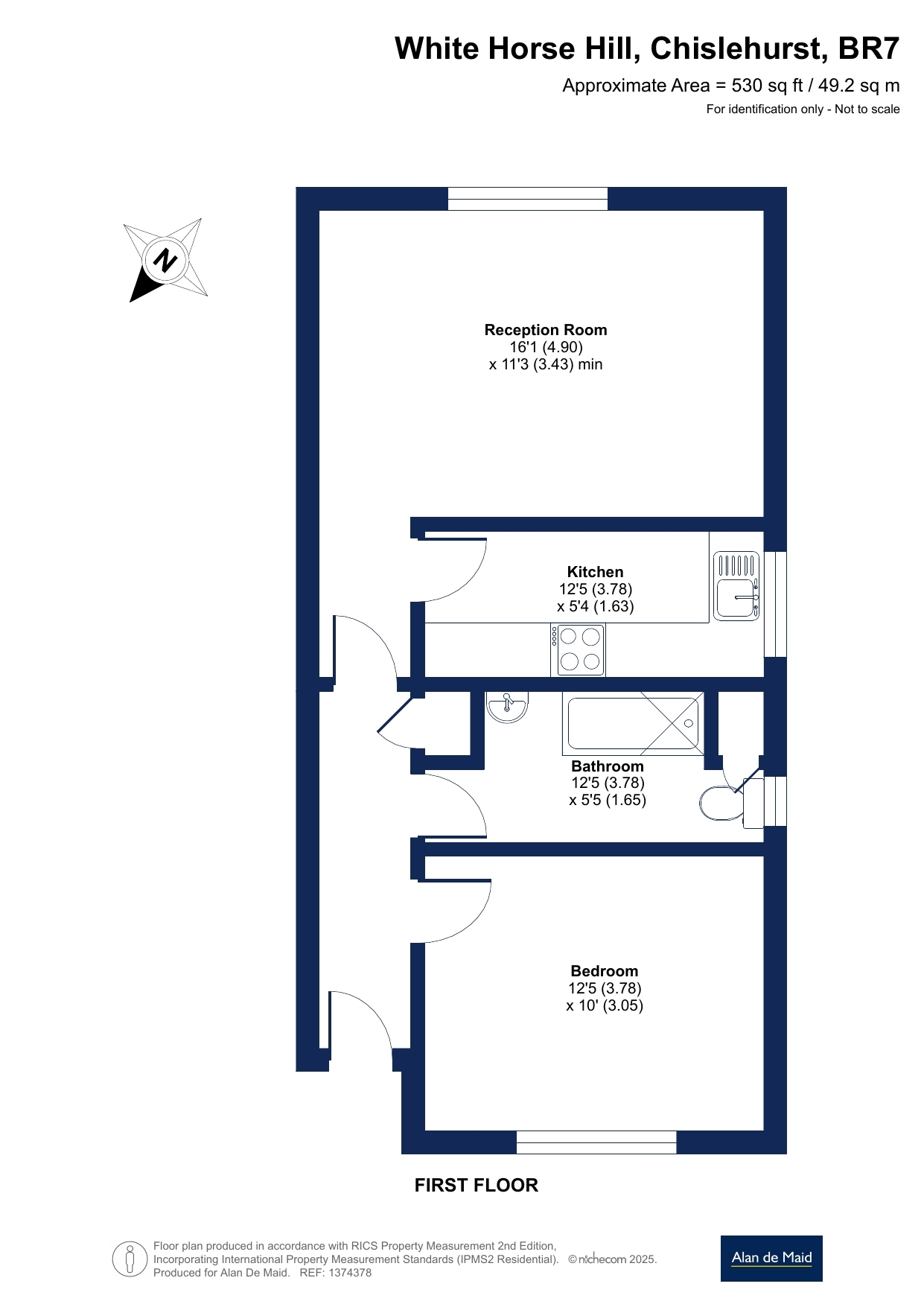 Flat 3, 143, White Horse Hill, Chislehurst floorplan