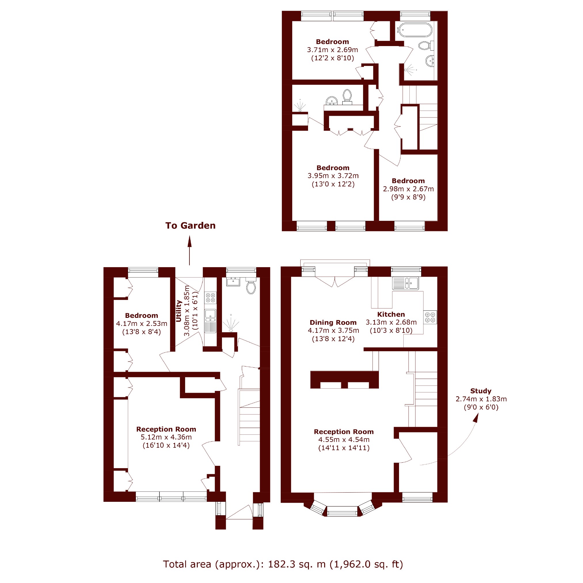 17, Leeward Gardens, London floorplan