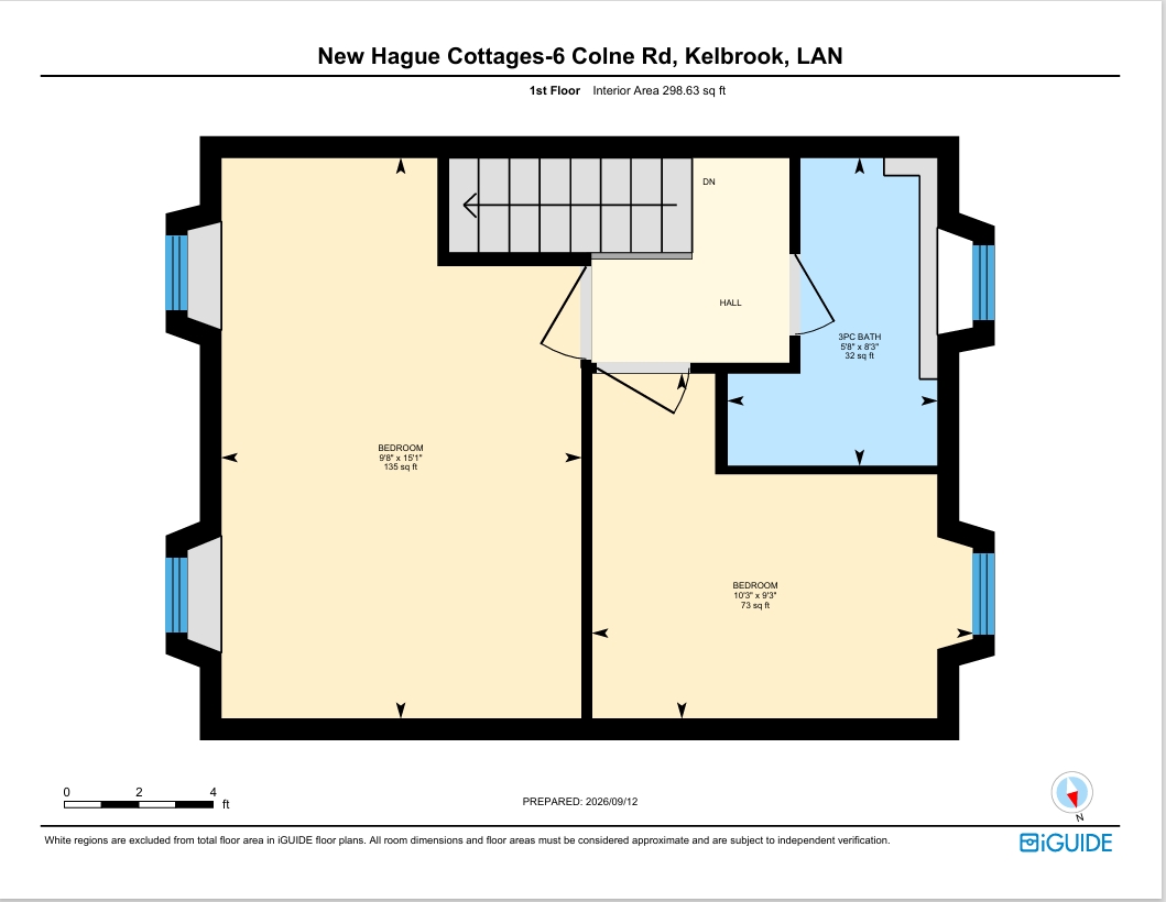 6 New Hague Cottages,, Colne Road, Lancashire floorplan