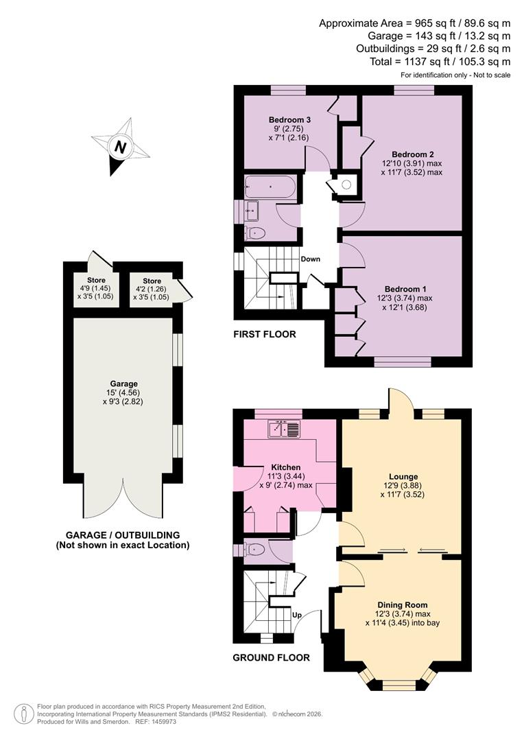 5, Forest Road,, Effingham Junction floorplan