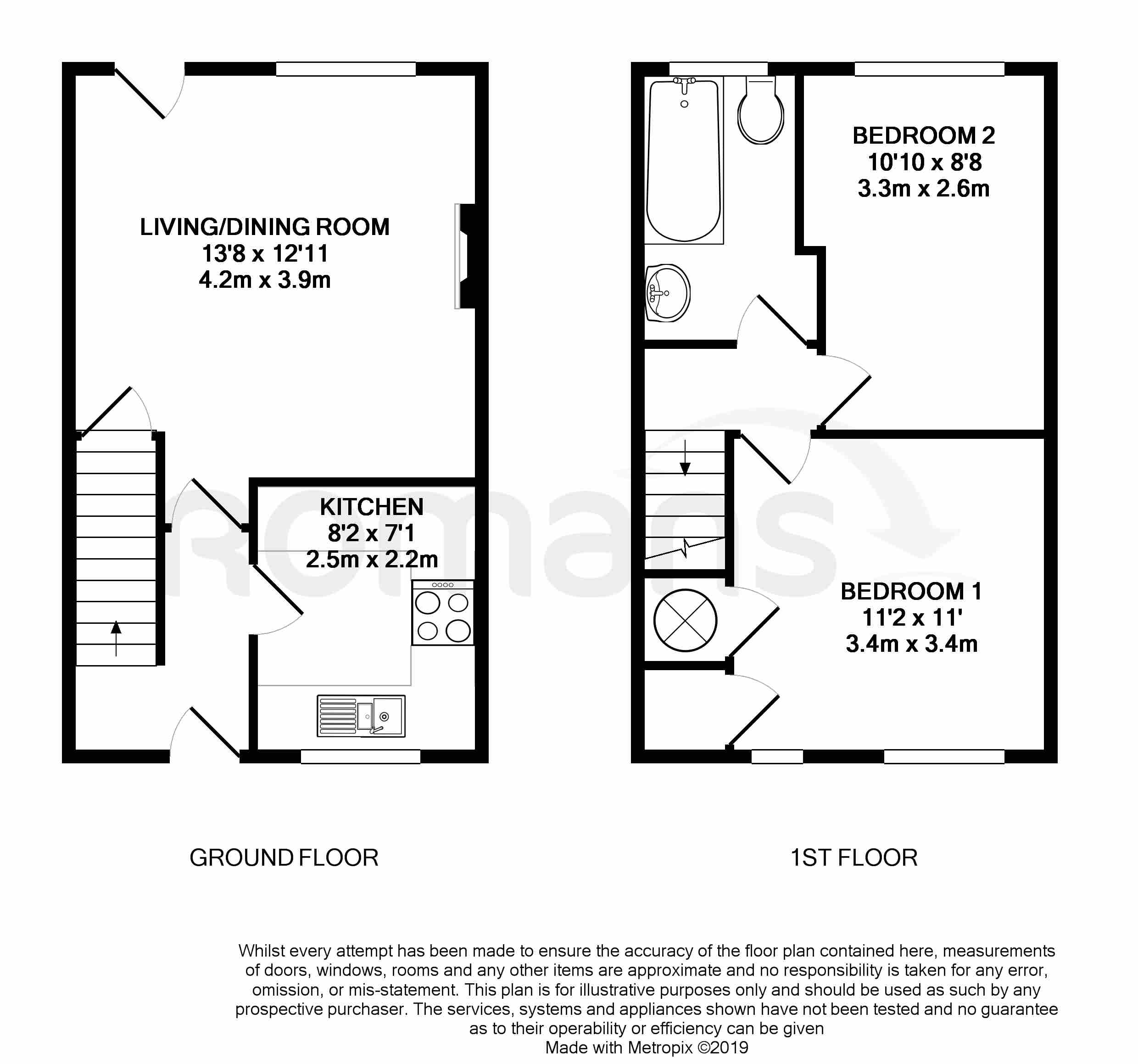 2 Bedrooms End terrace house to rent in Lower Canes, Yateley GU46