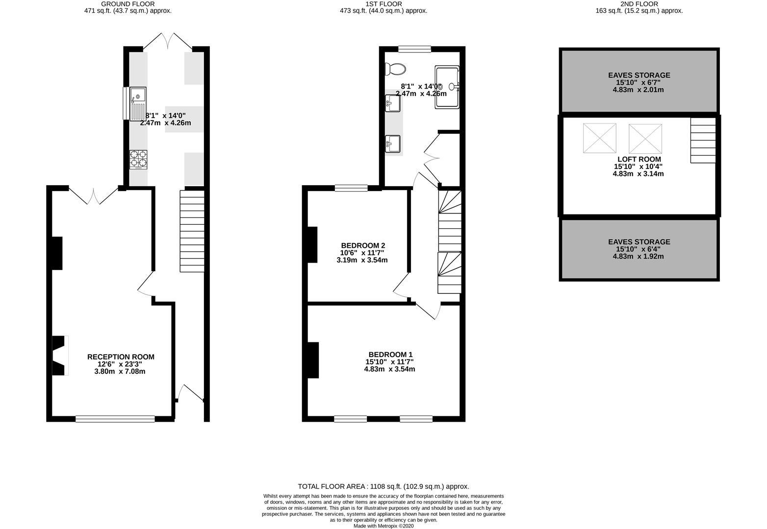 29, Grosvenor Road, Twickenham floorplan