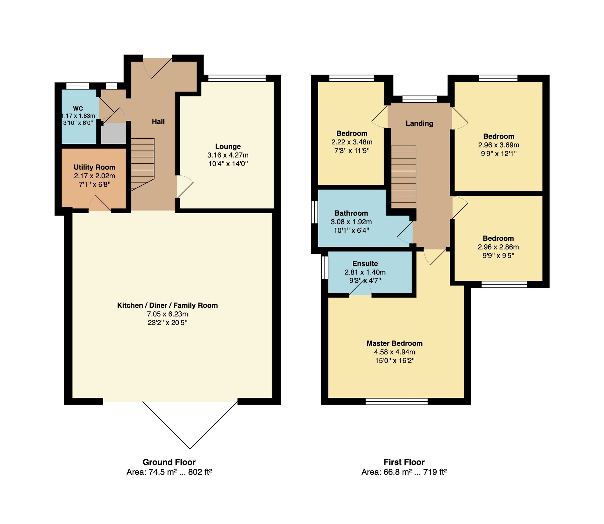 210 Butterstile Lane, Manchester floorplan