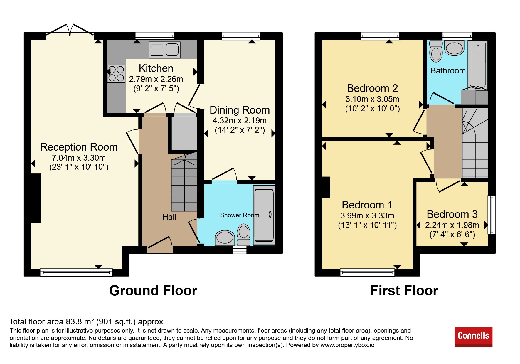 4, Bala Close, Stourport-On-Severn floorplan