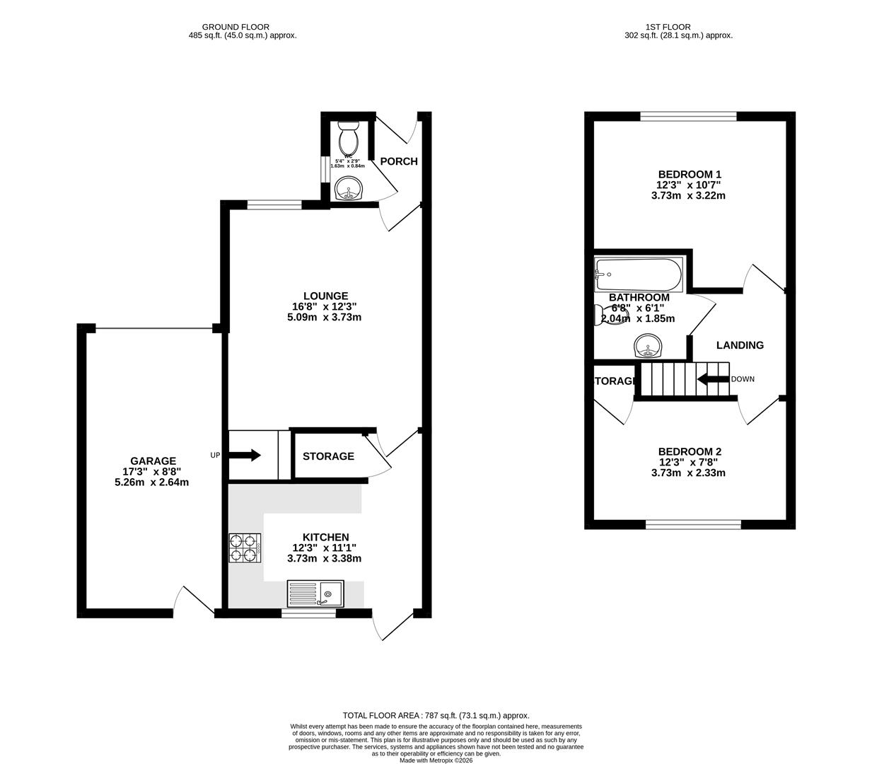 155, Rosewood Avenue, Chesterfield floorplan