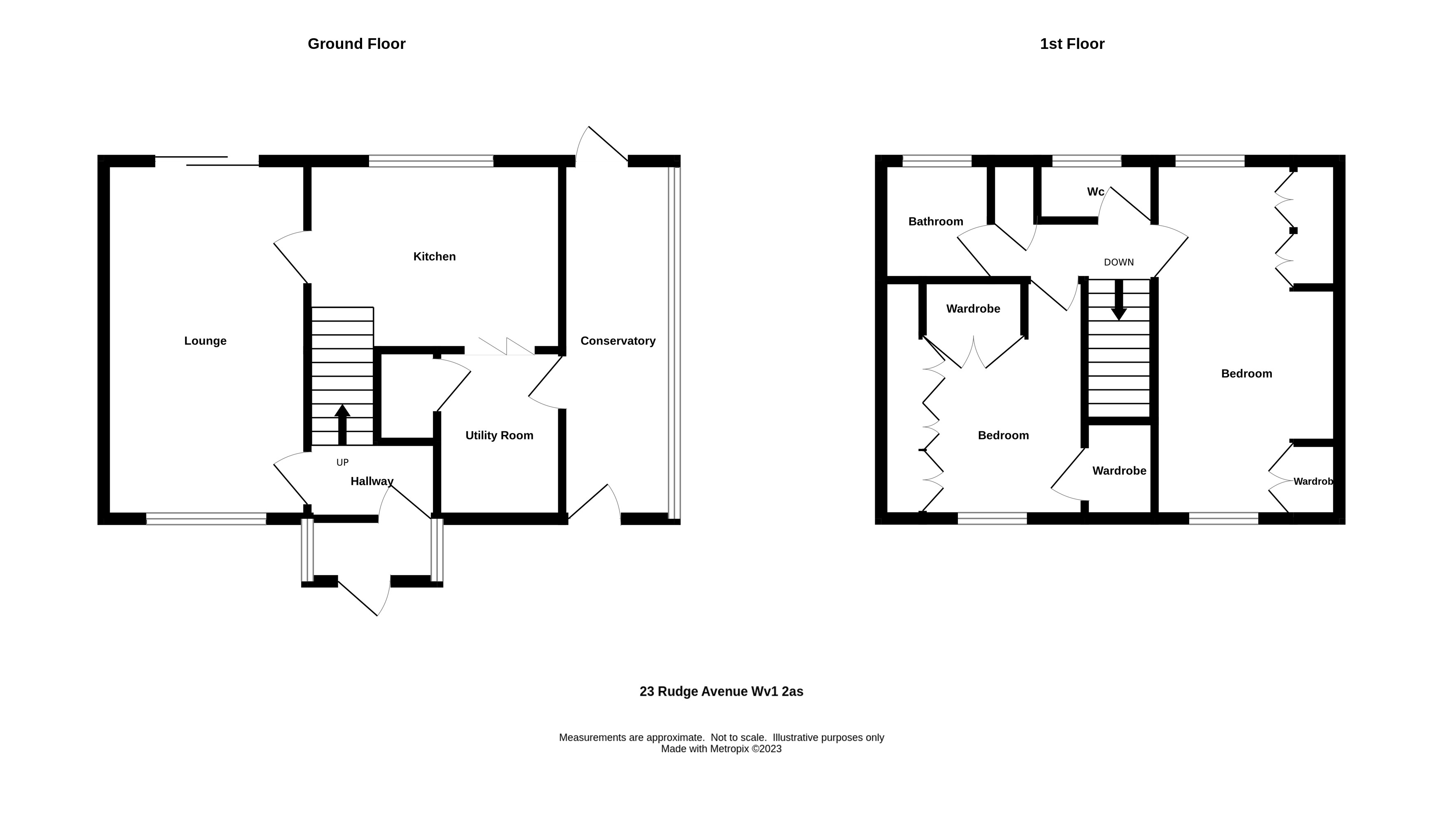23, Rudge Avenue, West Midlands floorplan