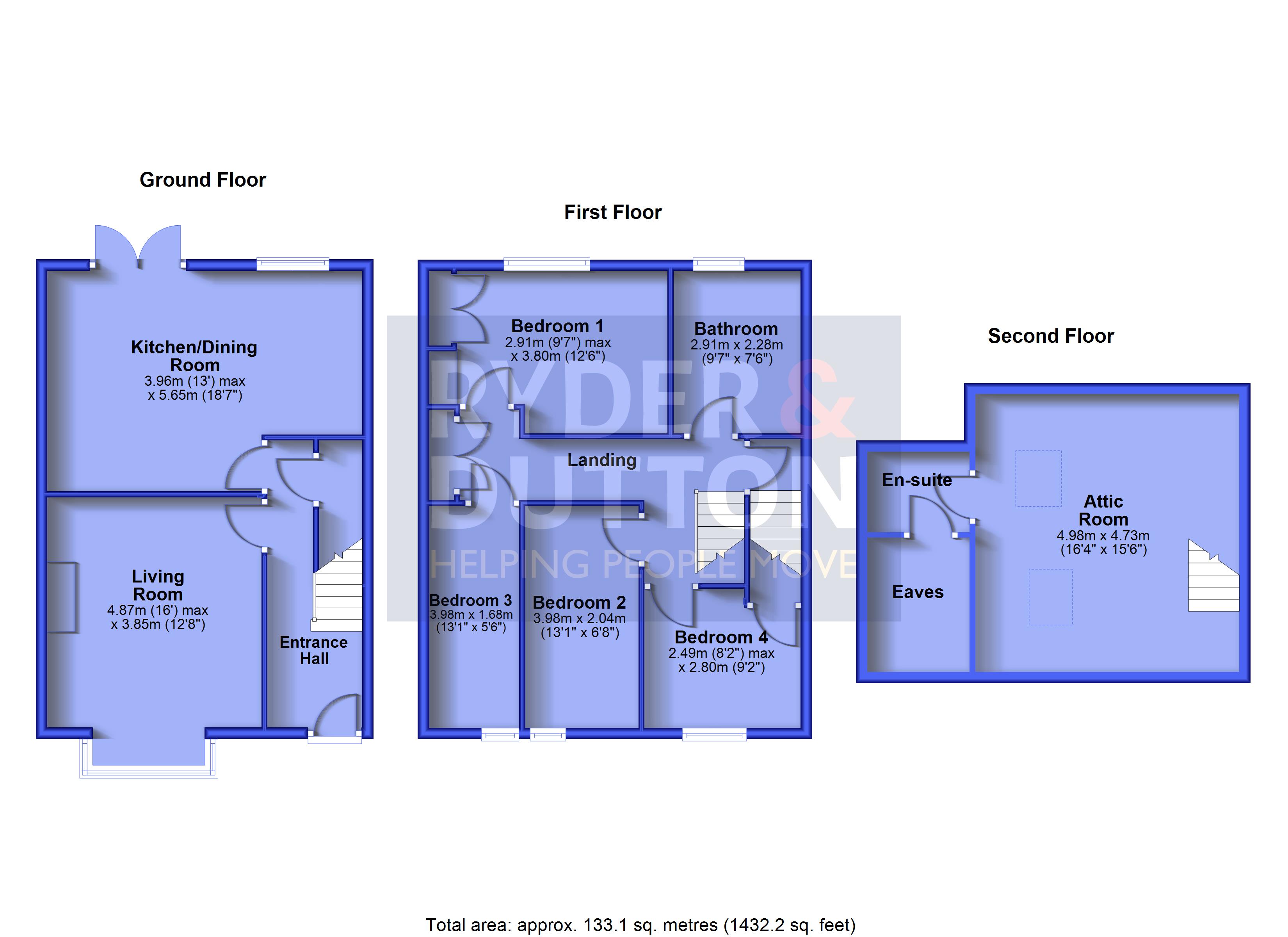 36, Western Road, Huddersfield floorplan