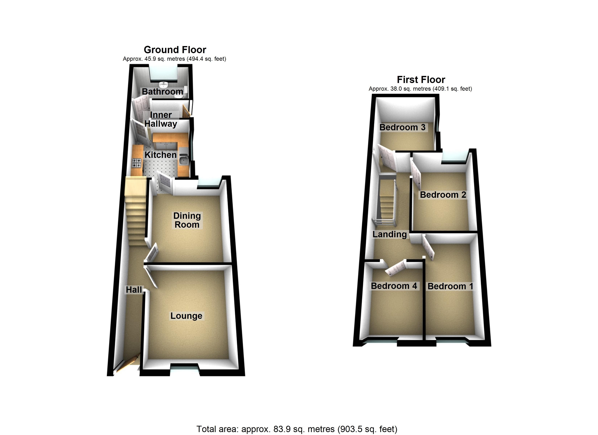 129, Water Street, Port Talbot floorplan