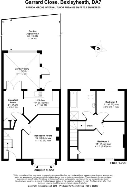 2 Bedrooms Terraced house for sale in Garrard Close, Bexleyheath, Kent DA7