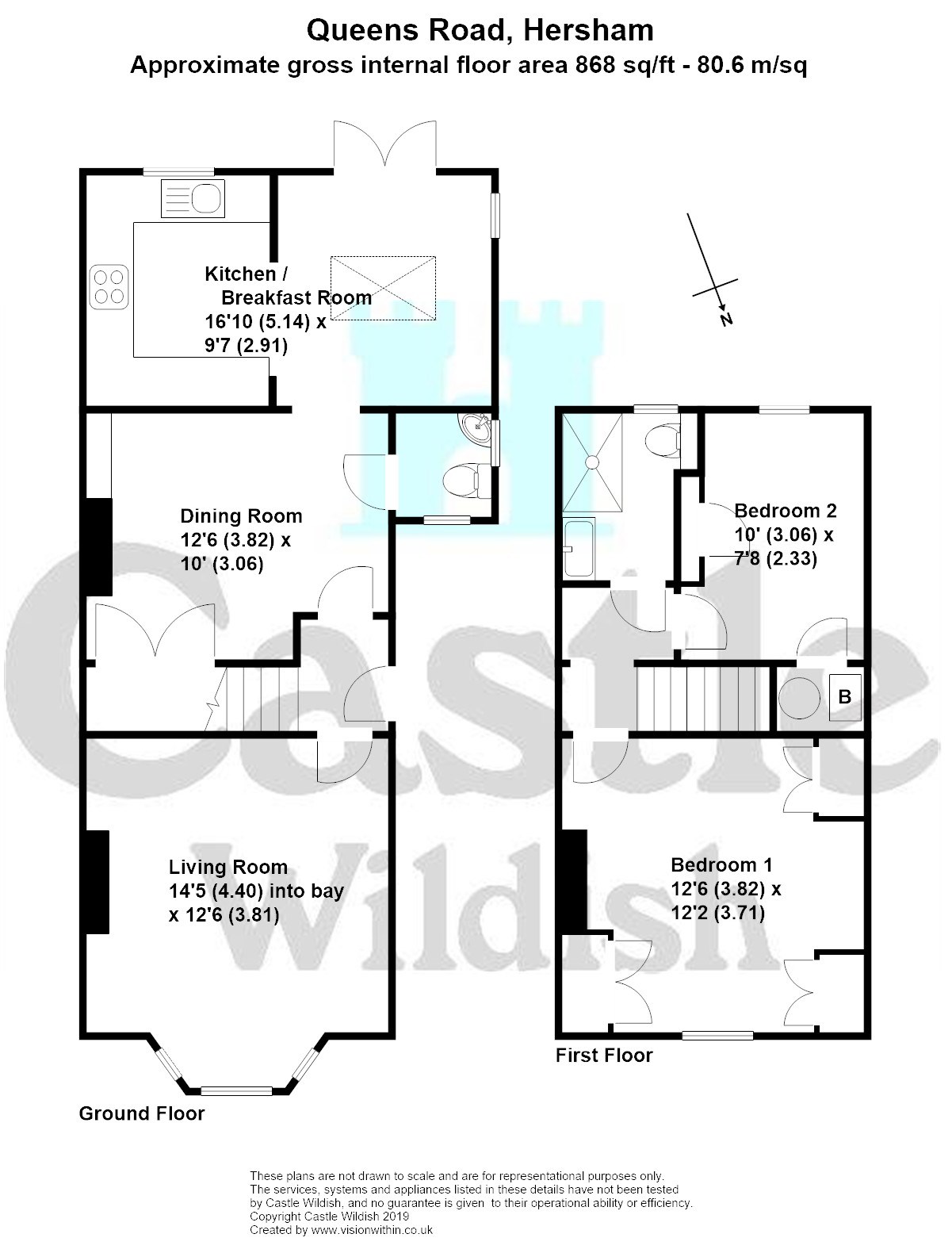2 Bedrooms Cottage for sale in Queens Road, Hersham, Walton-On-Thames KT12
