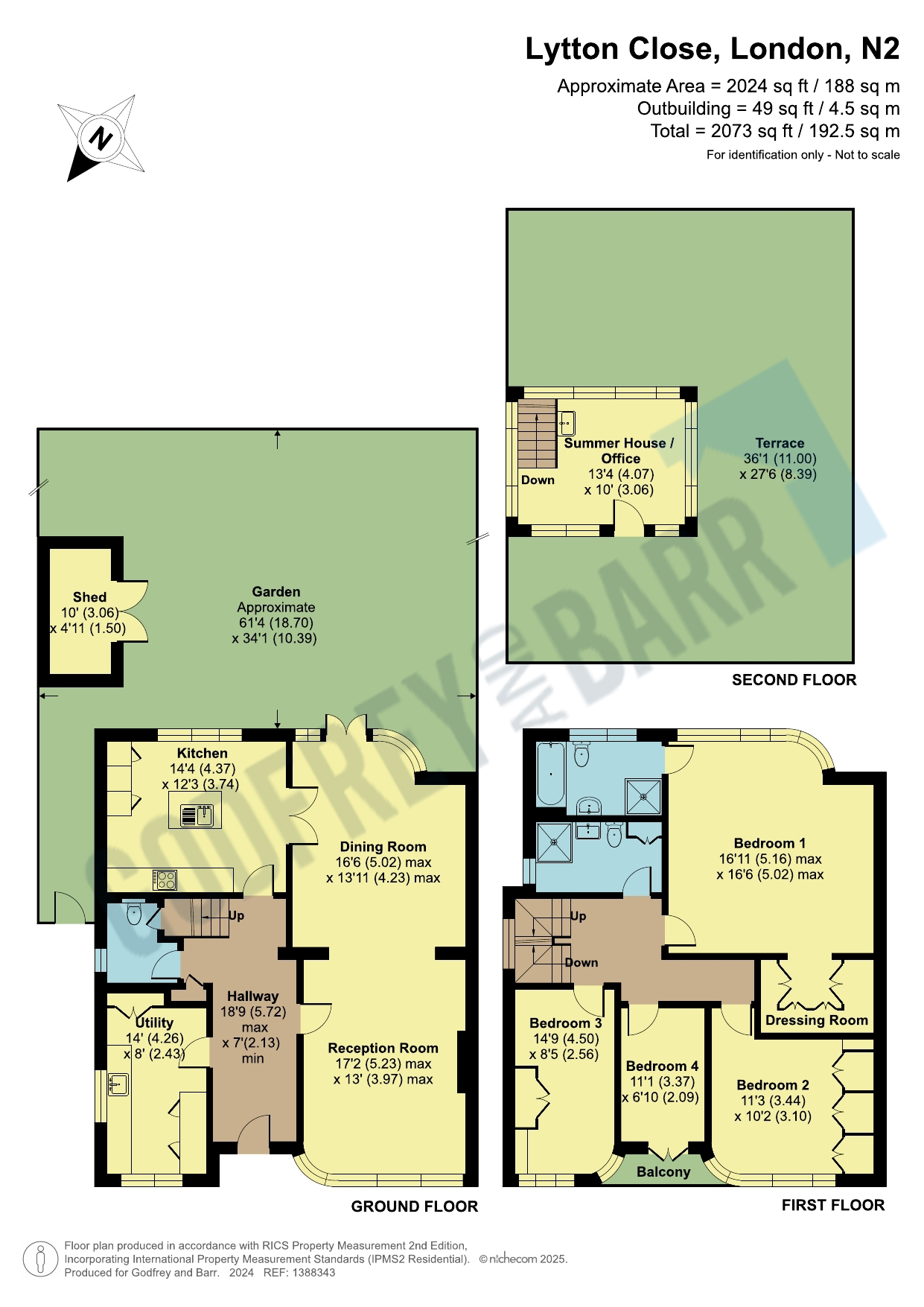 Lytton Close, Lytton Close, Hampstead Garden Suburb floorplan