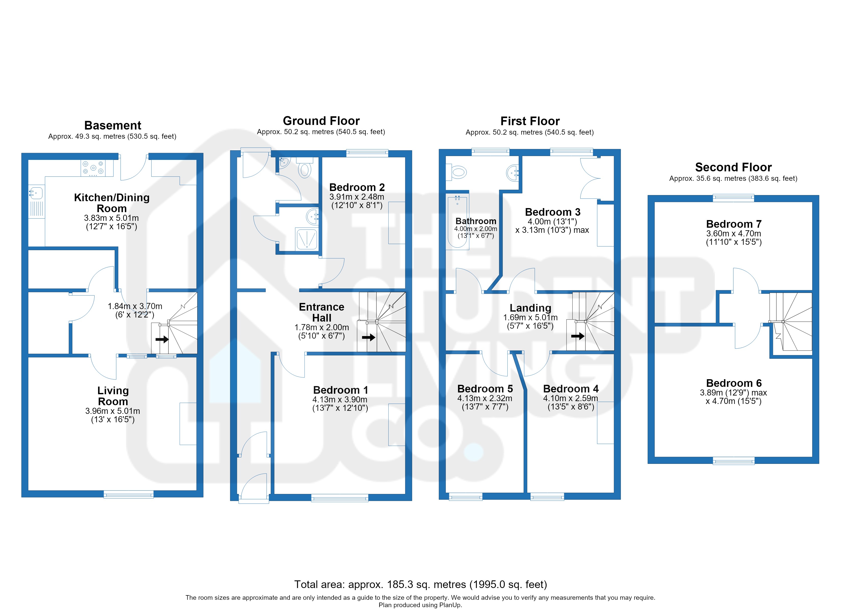 50, Burns Street, Nottingham floorplan