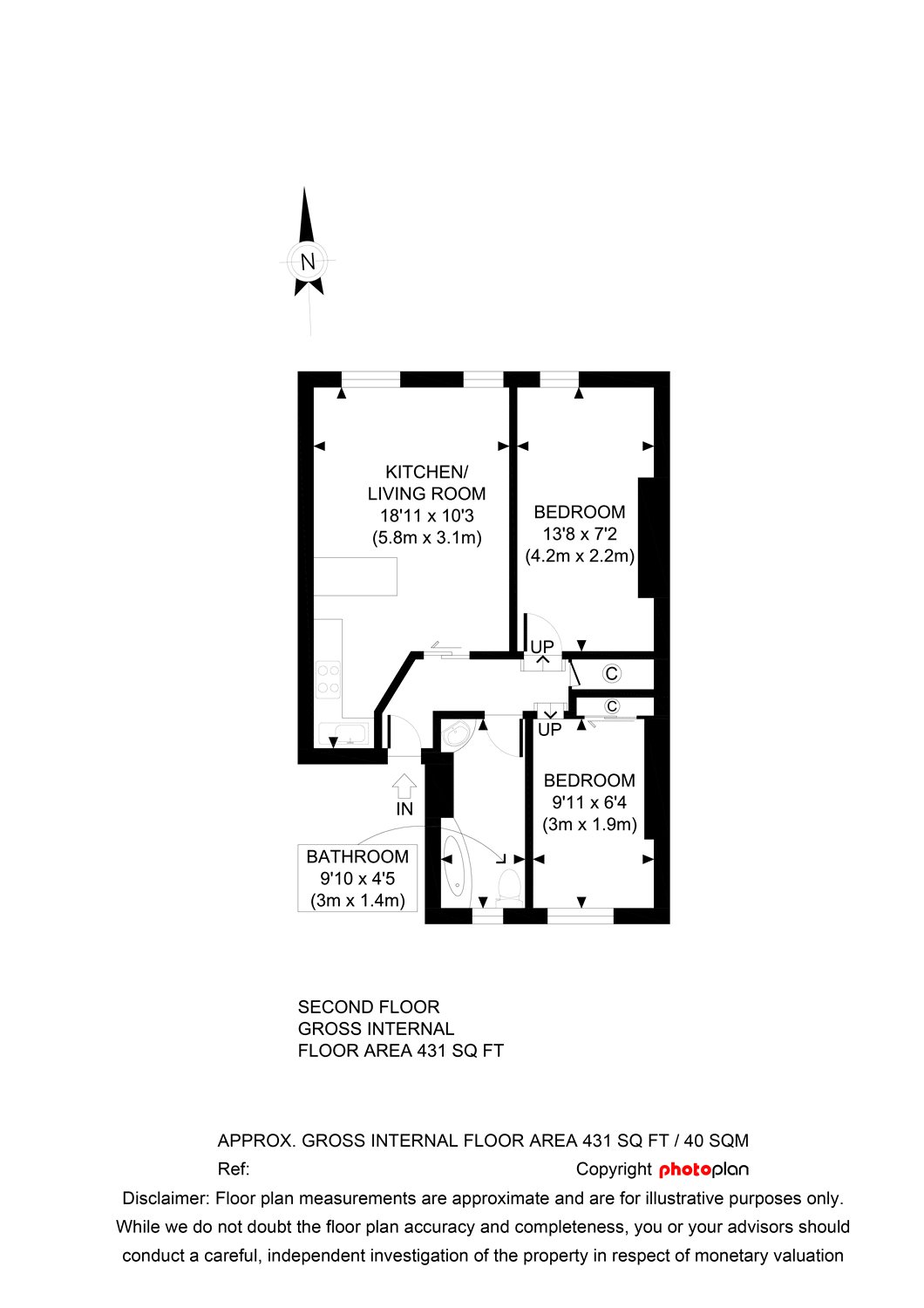 2 Bedrooms Flat to rent in Messina Avenue, West Hampstead, London NW6