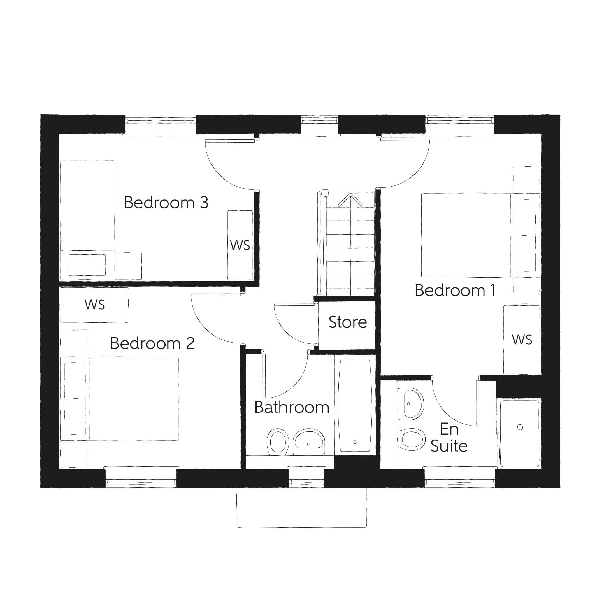357, Stoke Albany Road, Desborough floorplan