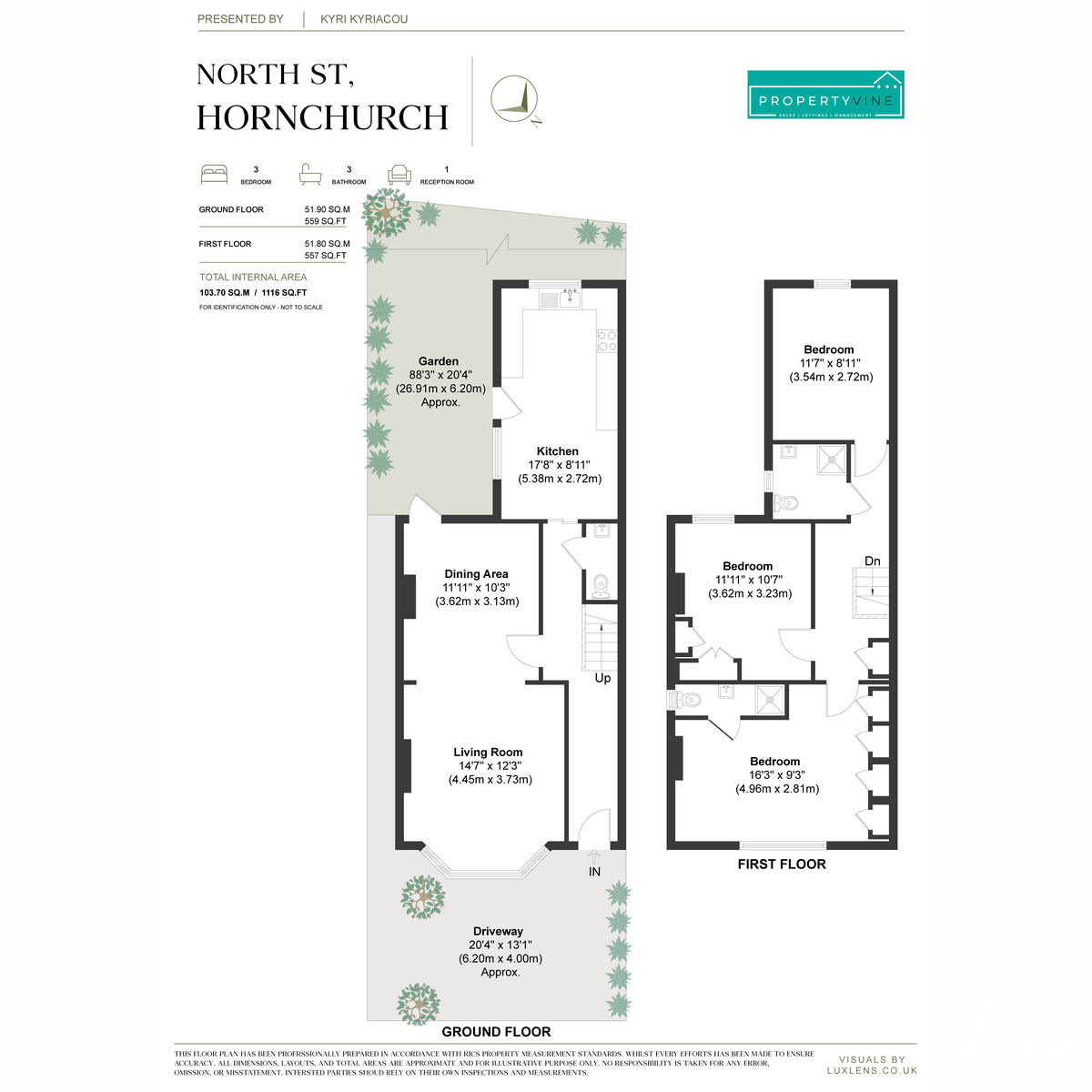 93, North Street, Hornchurch floorplan
