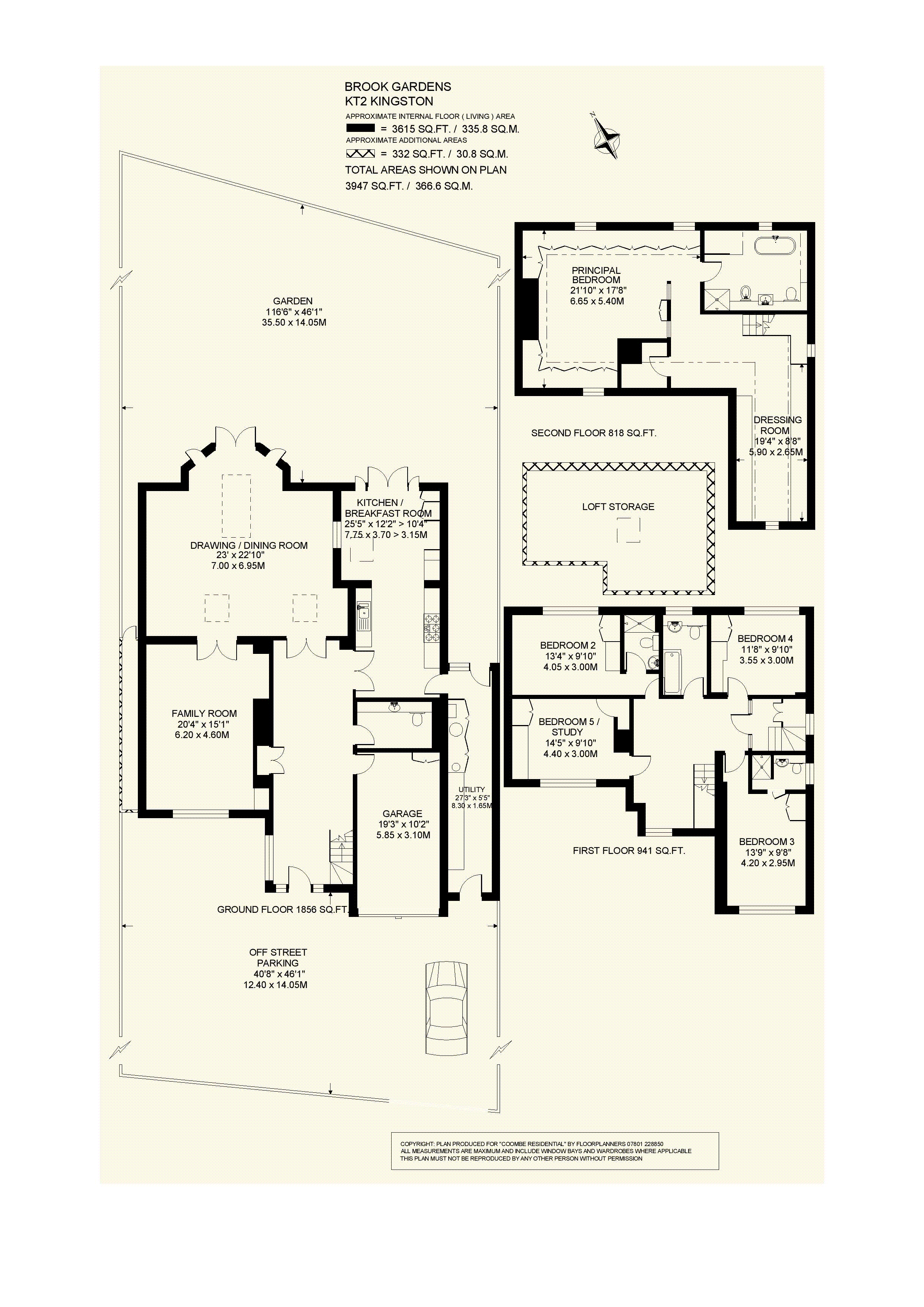 Brook Gardens, Kingston Upon Thames, Surrey KT2, 5 bedroom detached