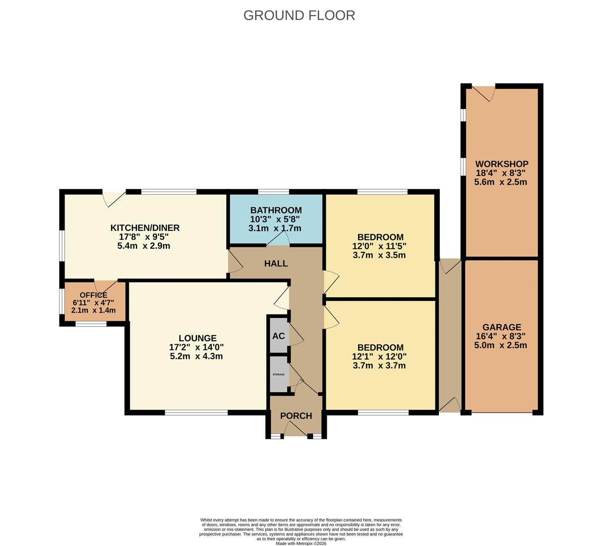 Ambleside, Kettering Road, Northampton floorplan