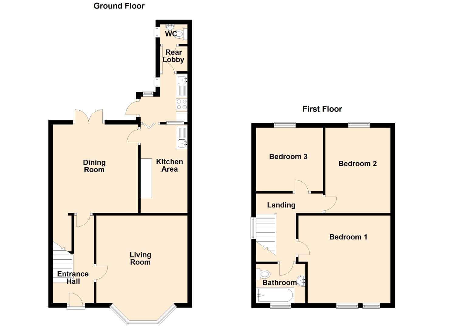 Grove Terrace, Penarth CF64, 3 bedroom end terrace house for sale