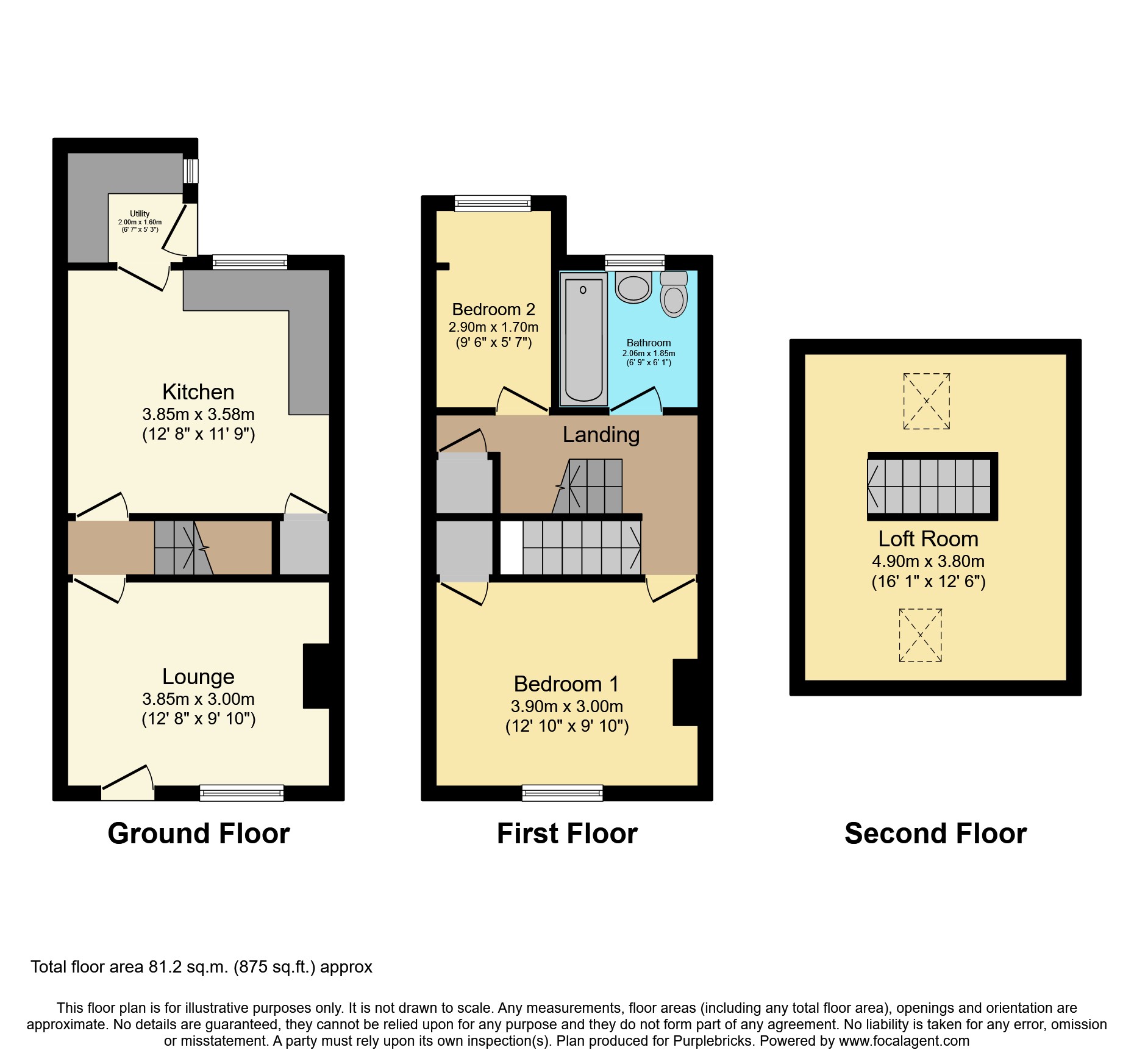 7, Woodleigh Avenue, Leeds floorplan