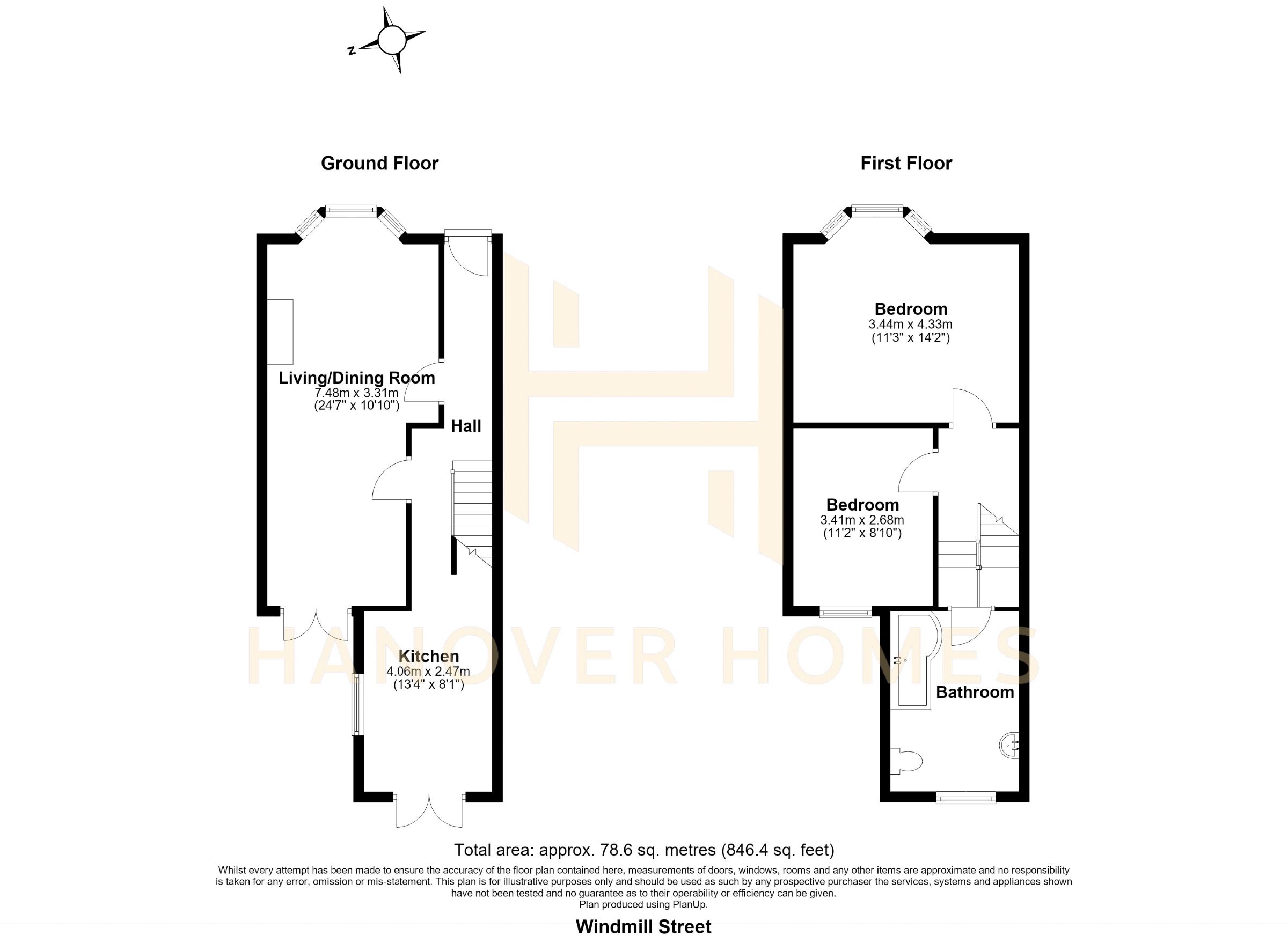23 Windmill Street, Brighton floorplan