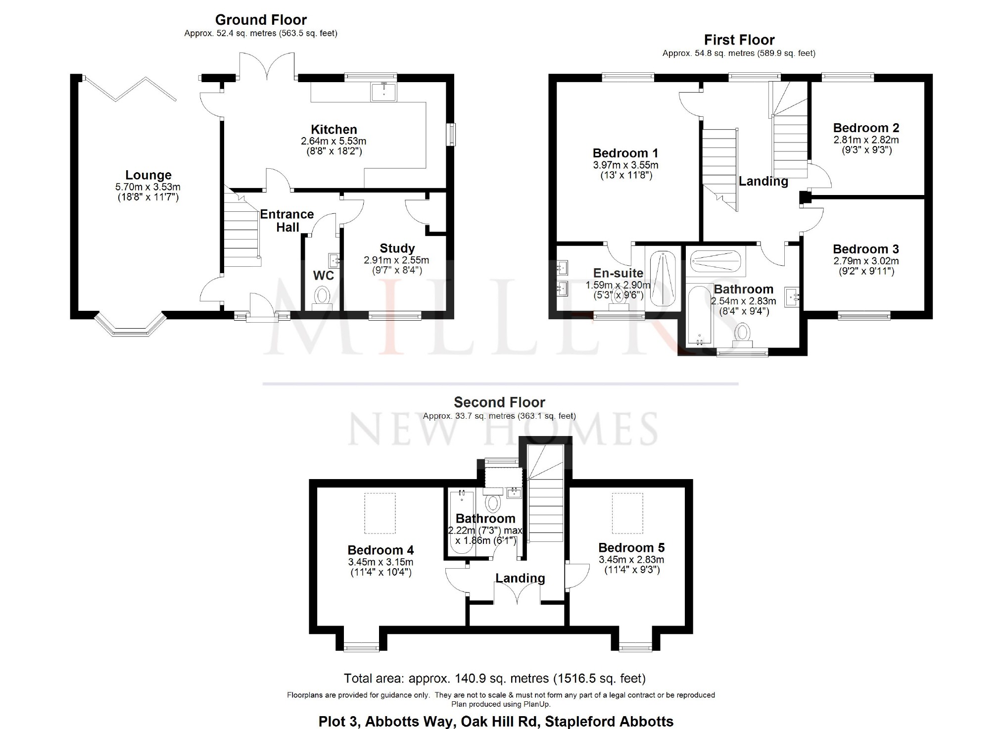 5 Bedrooms Detached house for sale in Abbotts Way Oak Hill Road, Stapleford Abbotts, Essex RM4