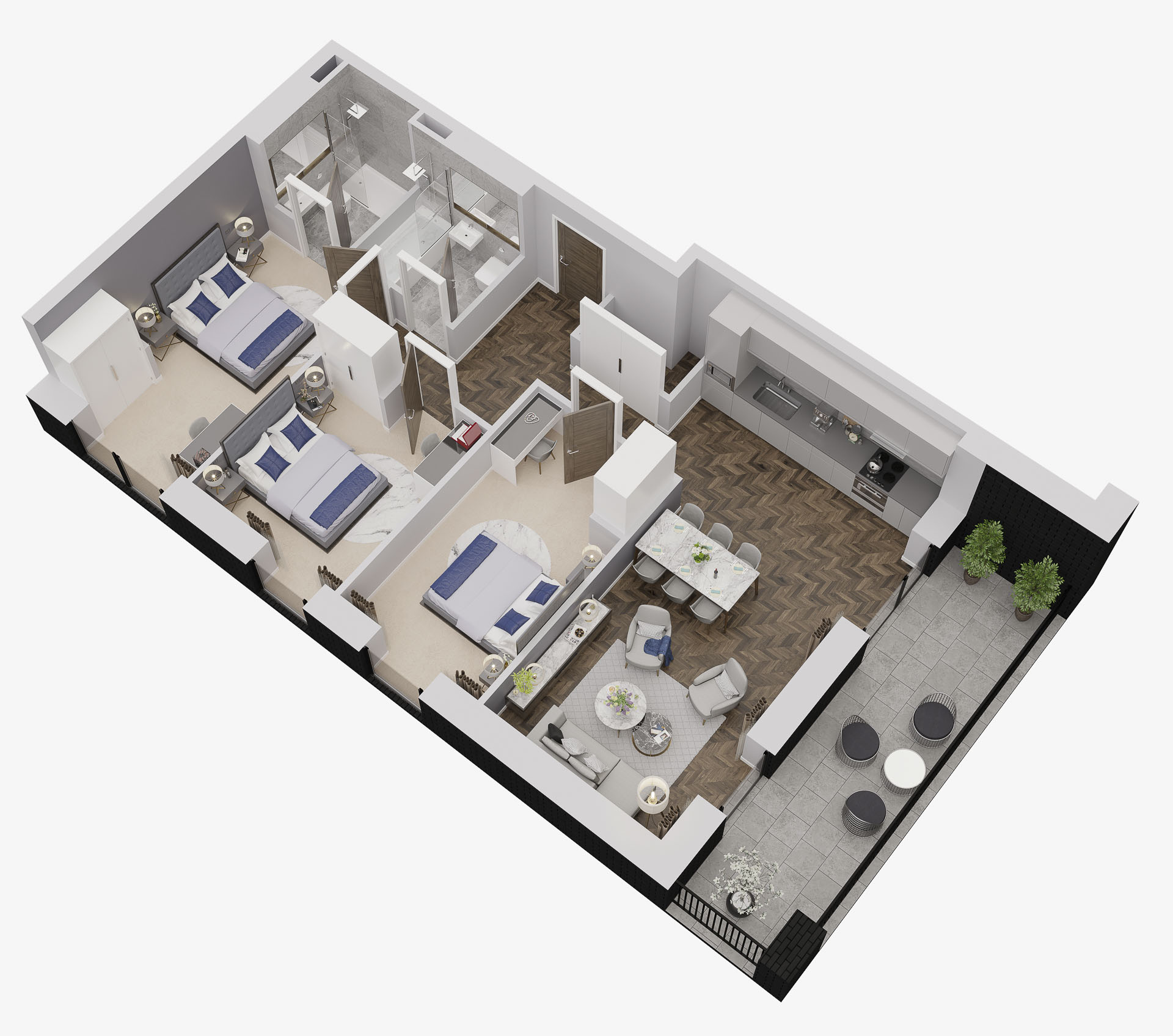 West One floorplan