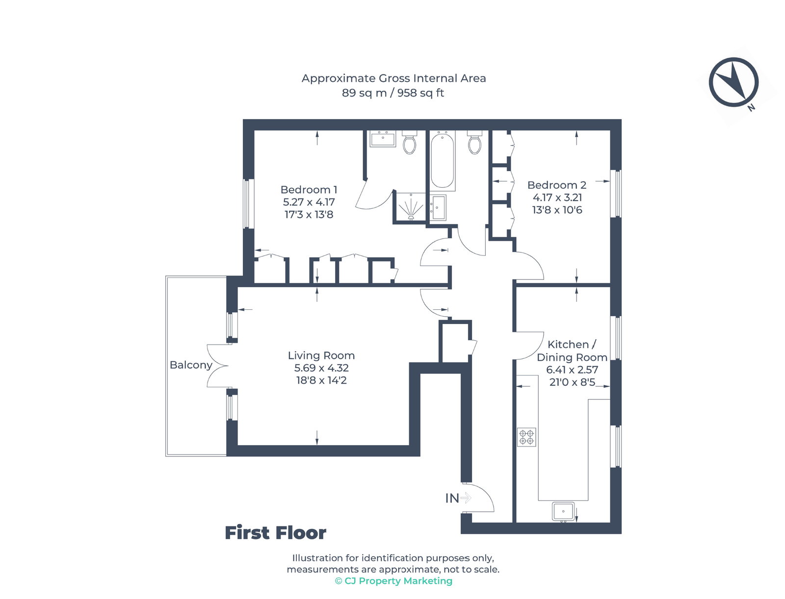 Woodman House 10-12,Flat 5, High Street, Rickmansworth floorplan